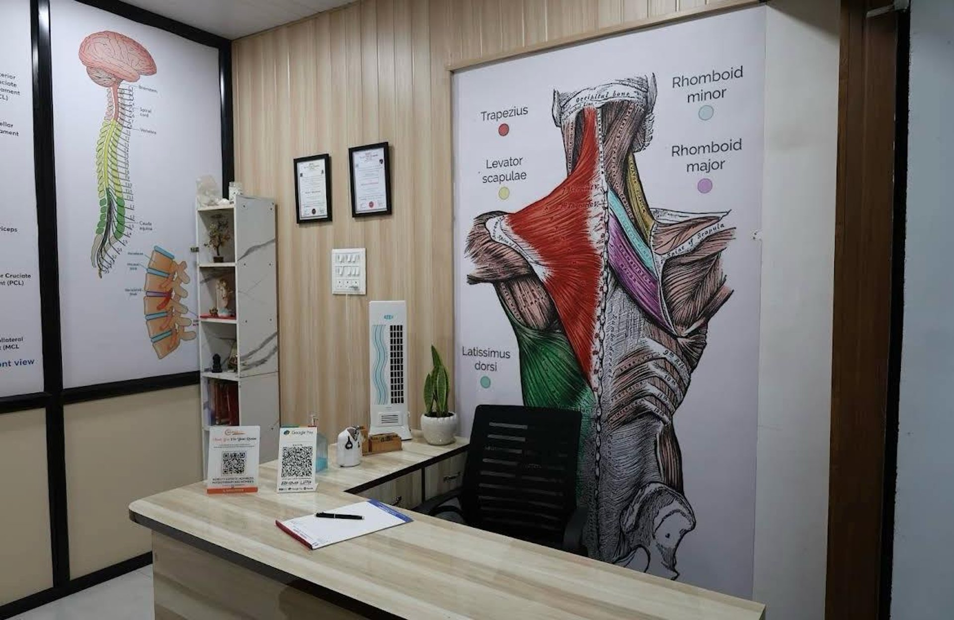 a woman getting a back massage from a man