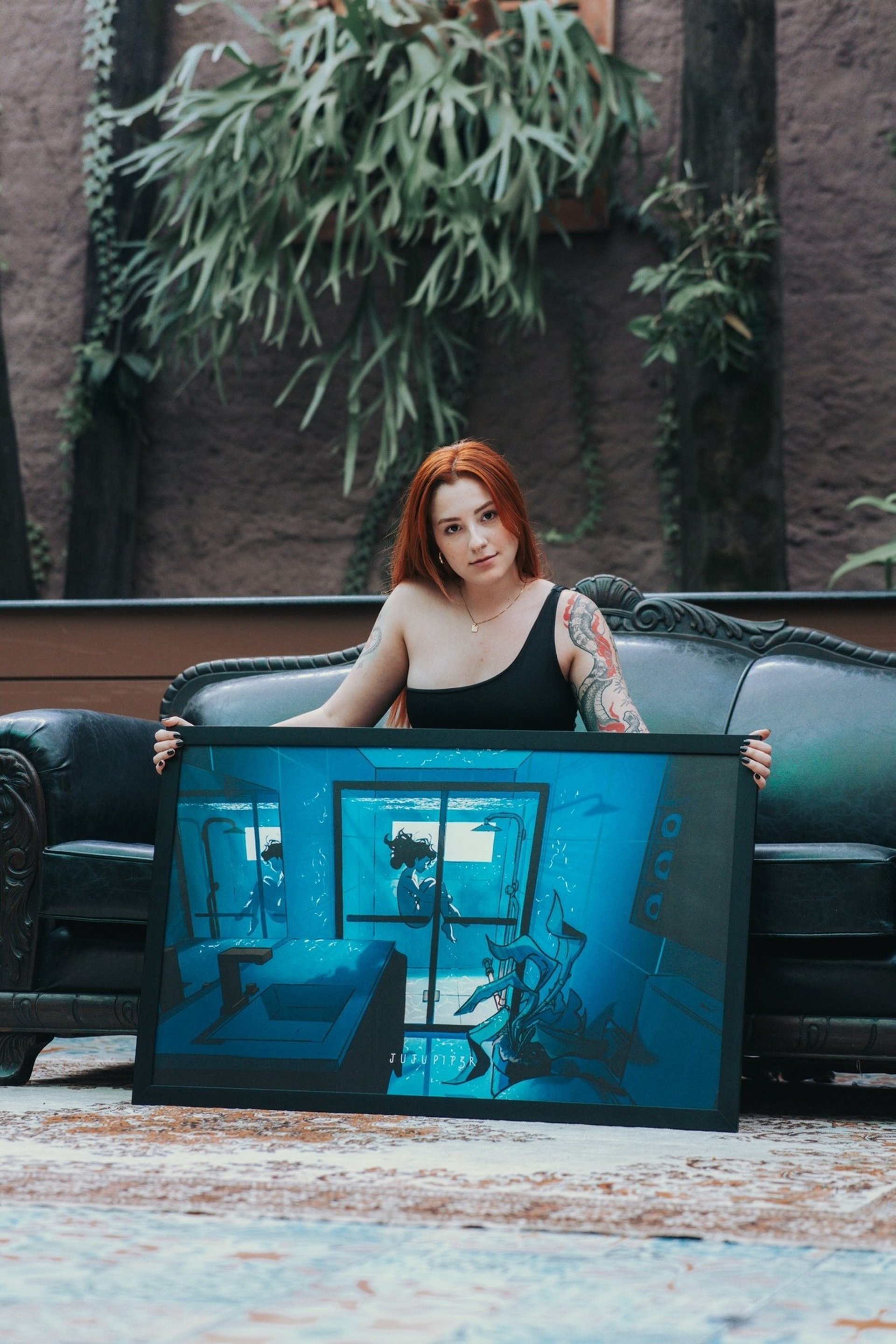 woman wearing yellow long-sleeved dress under white clouds and blue sky during daytime
