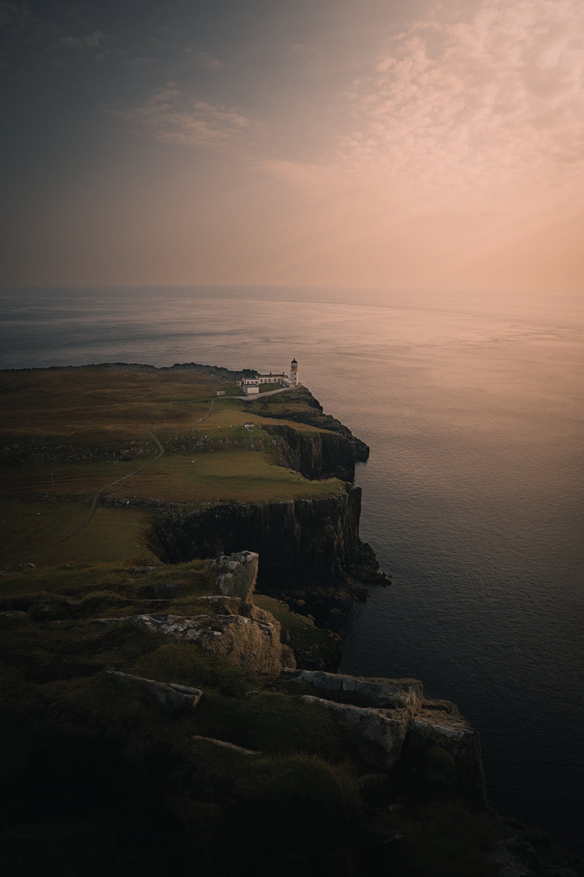 photo paysage mer phare falaise Neist-Point