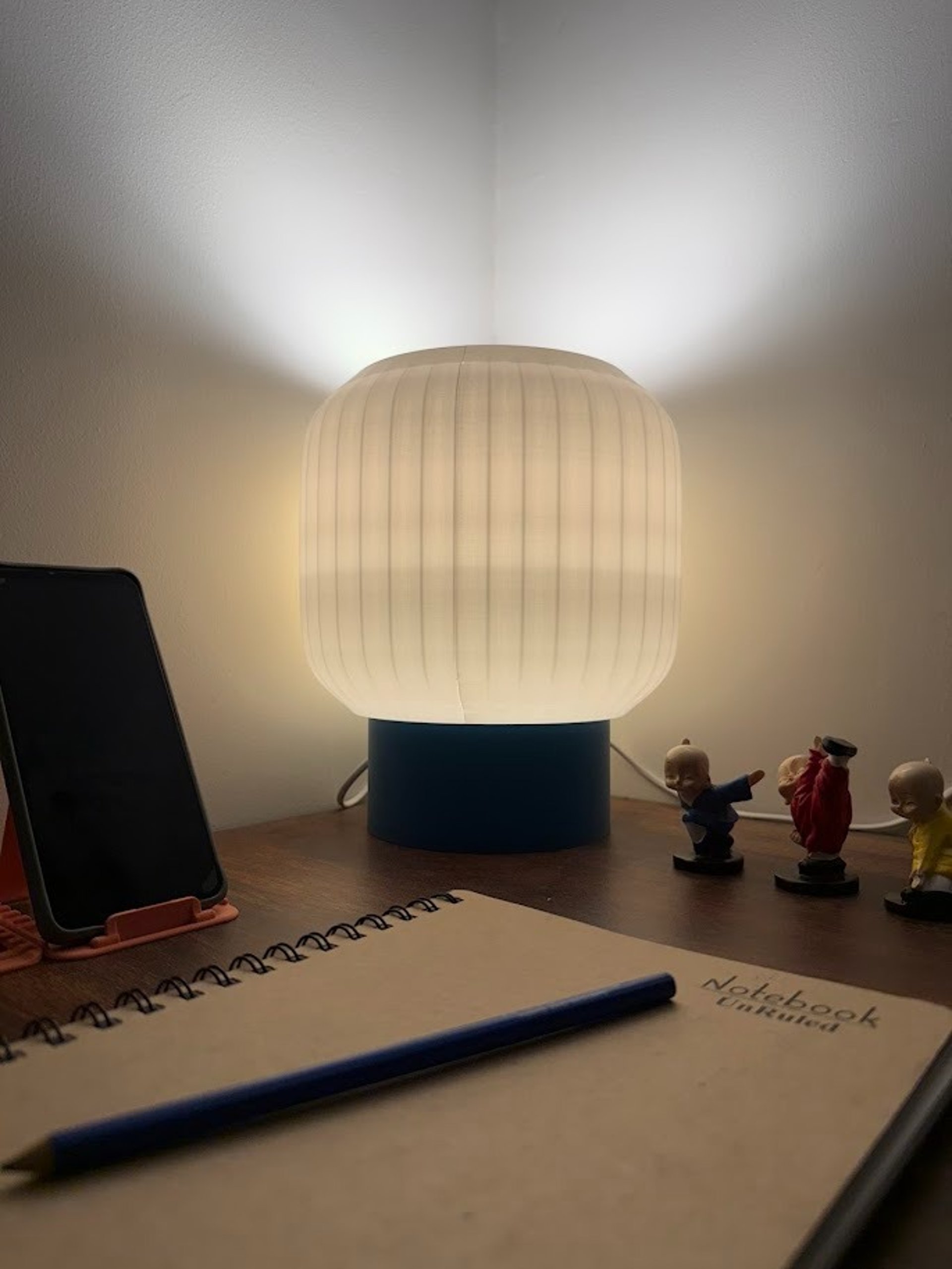 3d printed designer Lamp for interior decor 