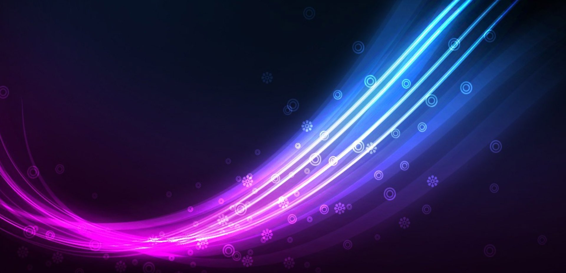 an abstract photo of a curved building with a blue sky in the background