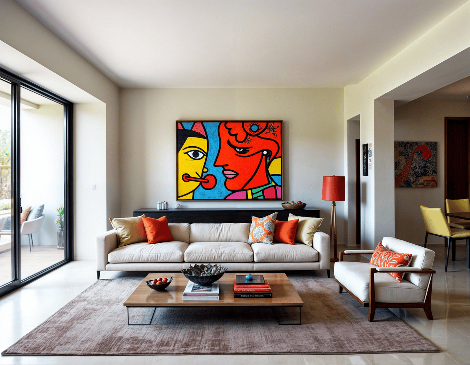 woman wearing yellow long-sleeved dress under white clouds and blue sky during daytime