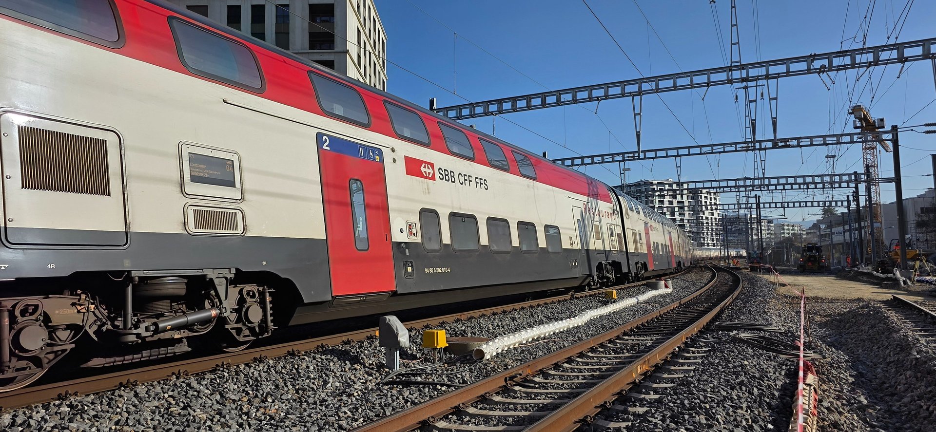 brown railway during sunset