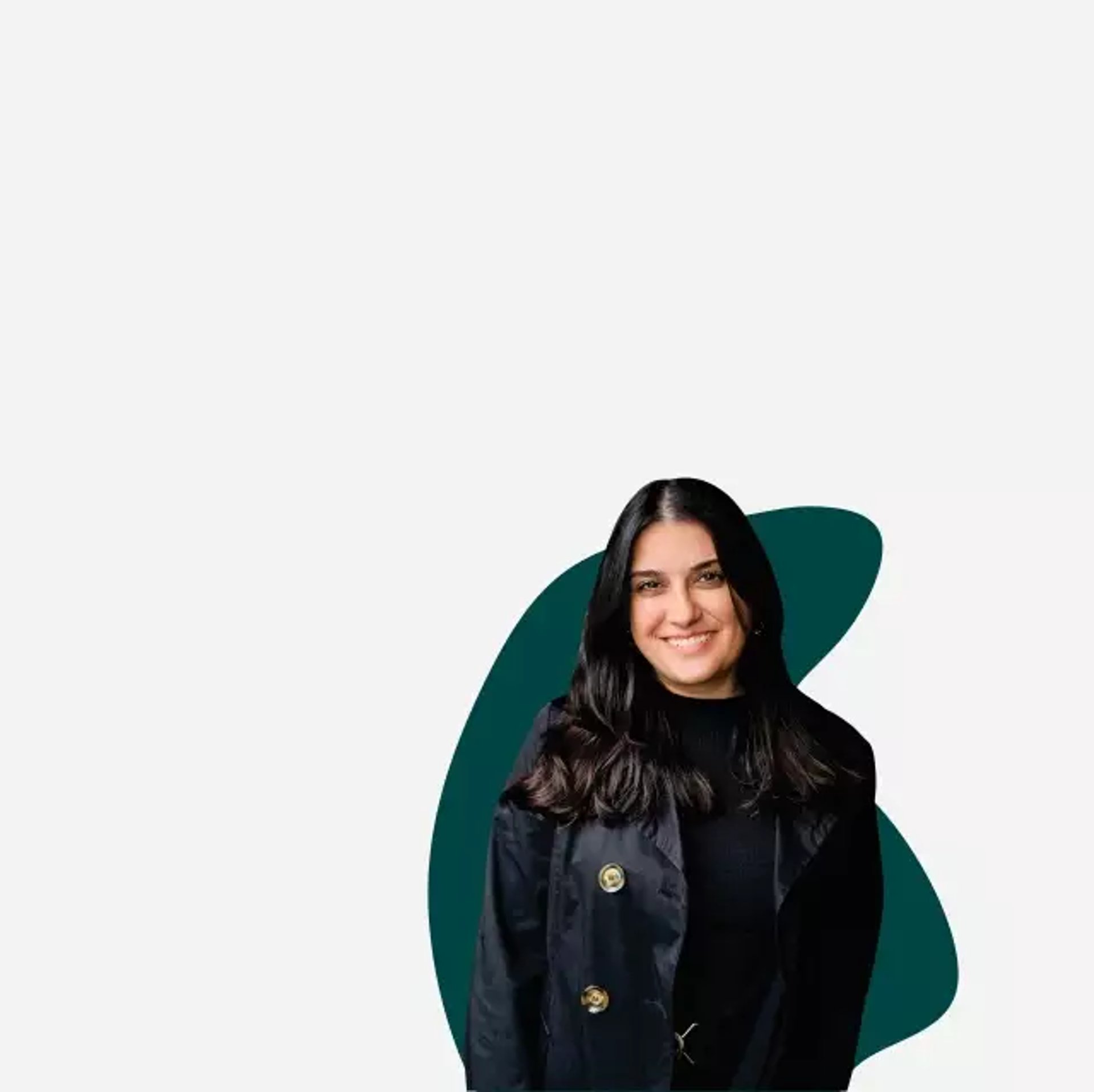Rafaela Antoniazzi na capa do site vestindo roupa preta