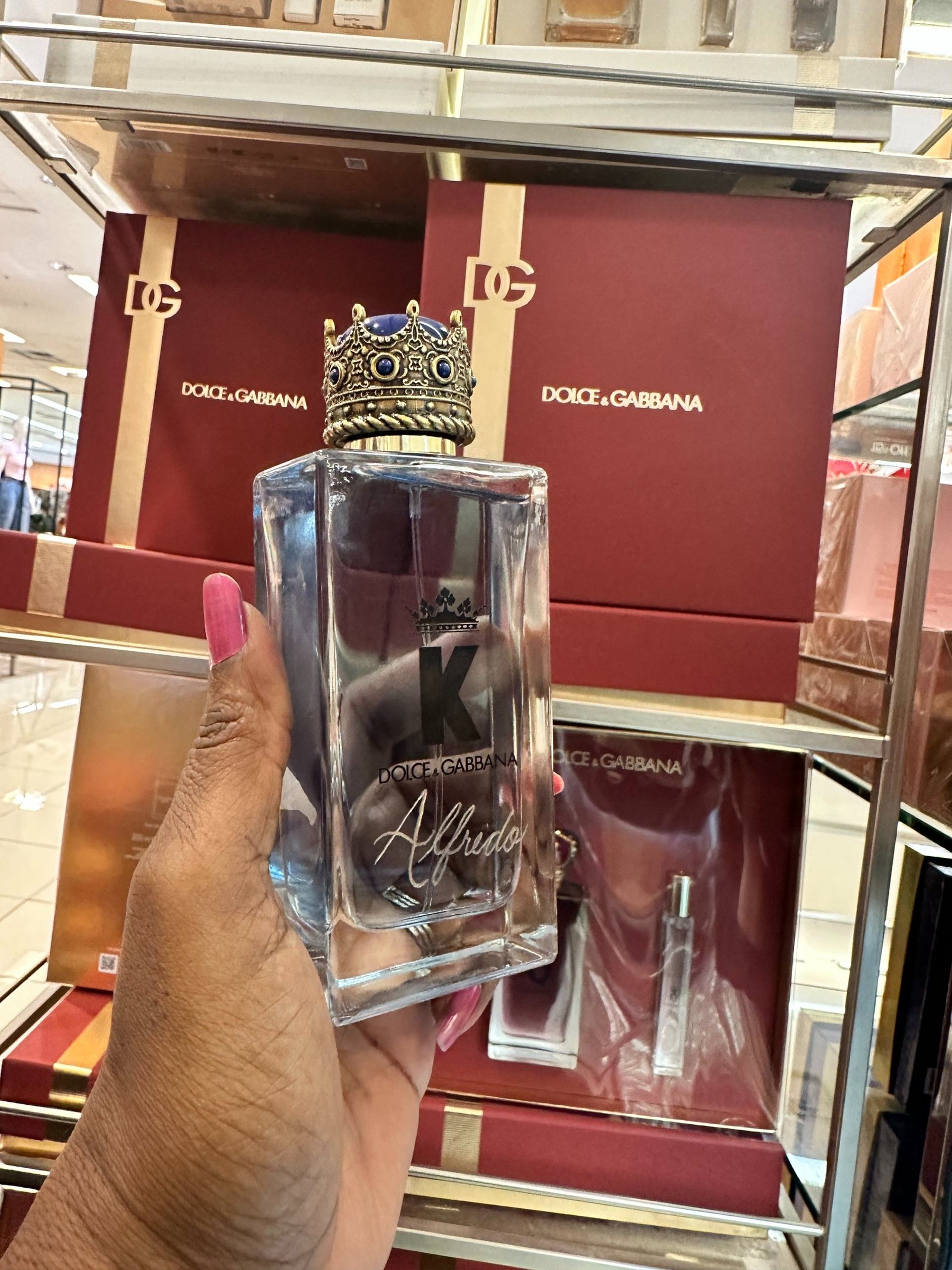 K by Dolce&Gabbana hand engraved cologne