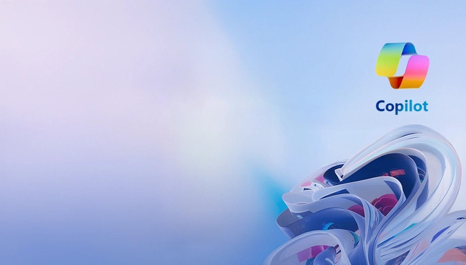 an abstract photo of a curved building with a blue sky in the background