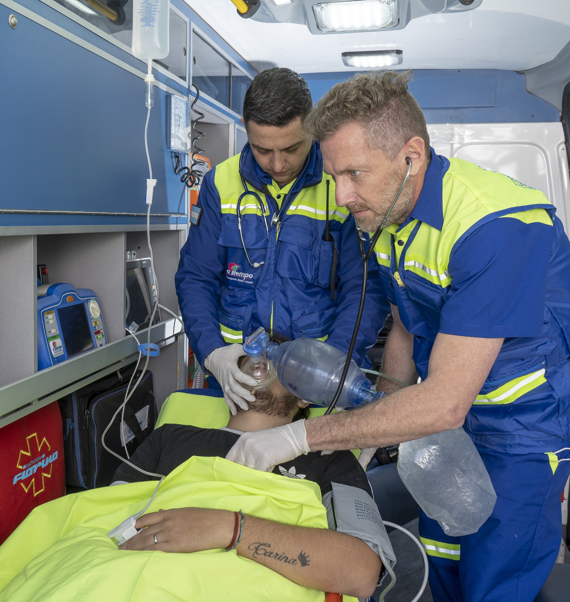 an abstract photo of a curved building with a blue sky in the background