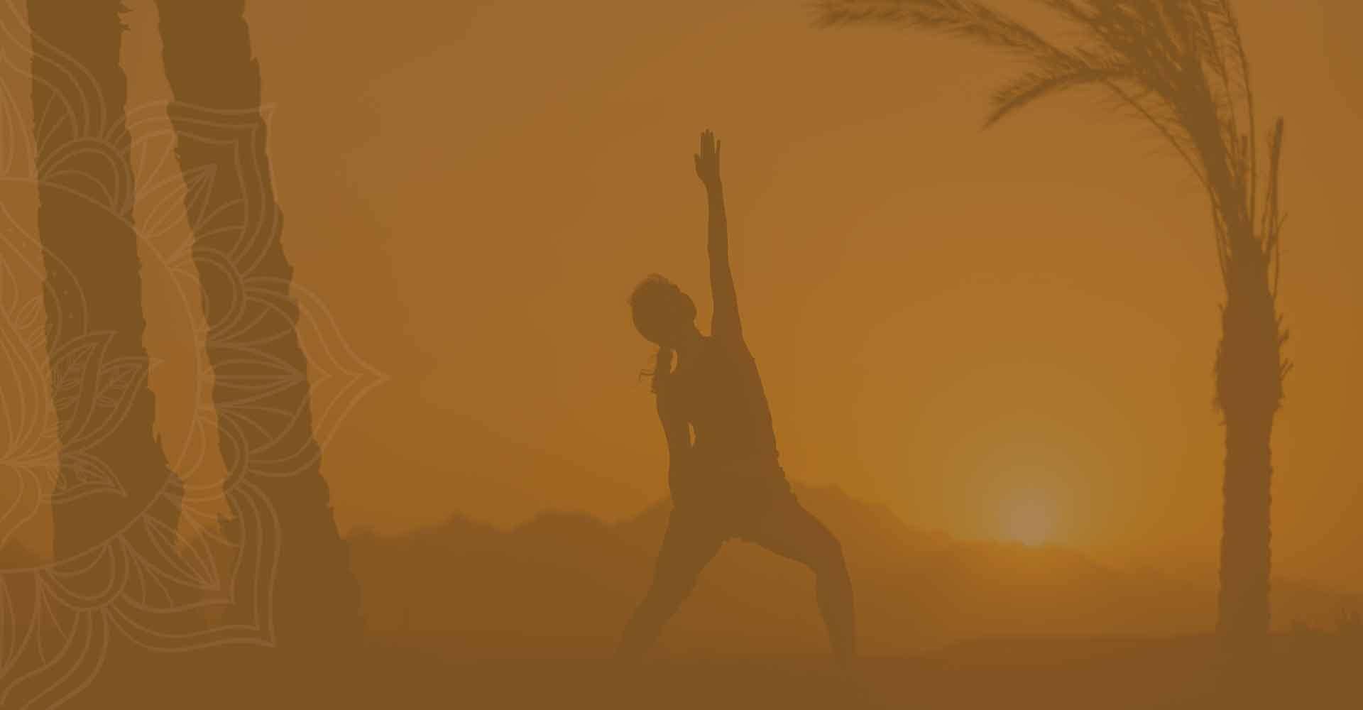 Yoga and meditation retreat in the Moroccan desert surrounded by natural silence