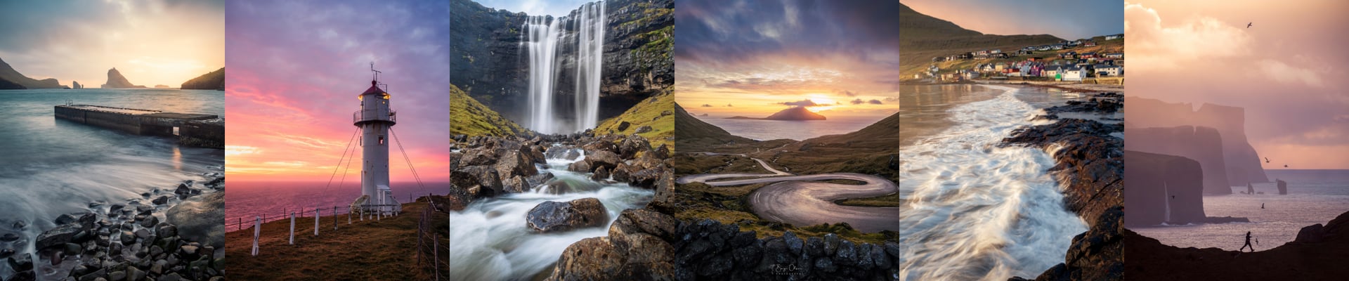A collection of Faroe Islands landscape photos