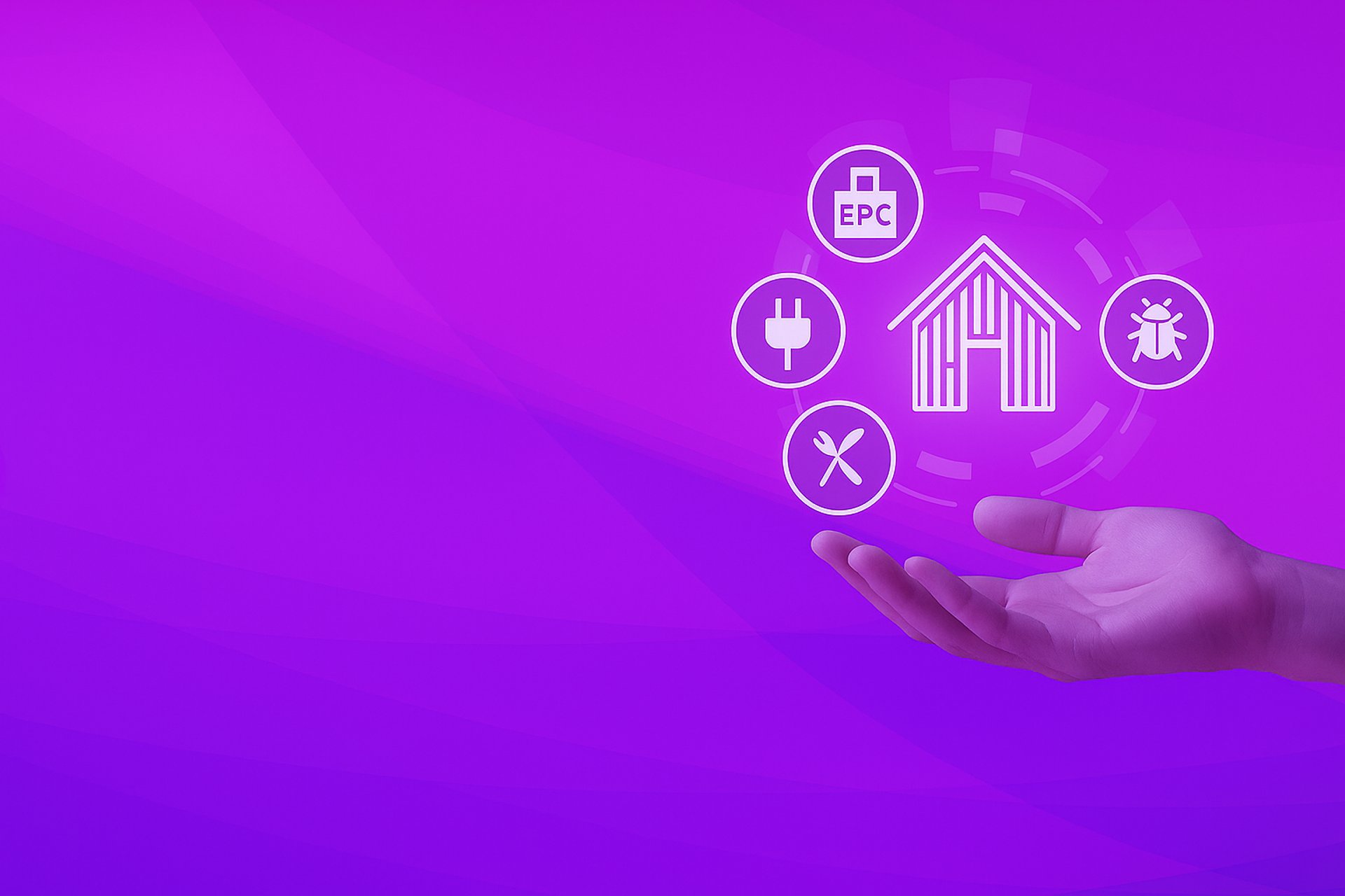 Blue to purple gradient