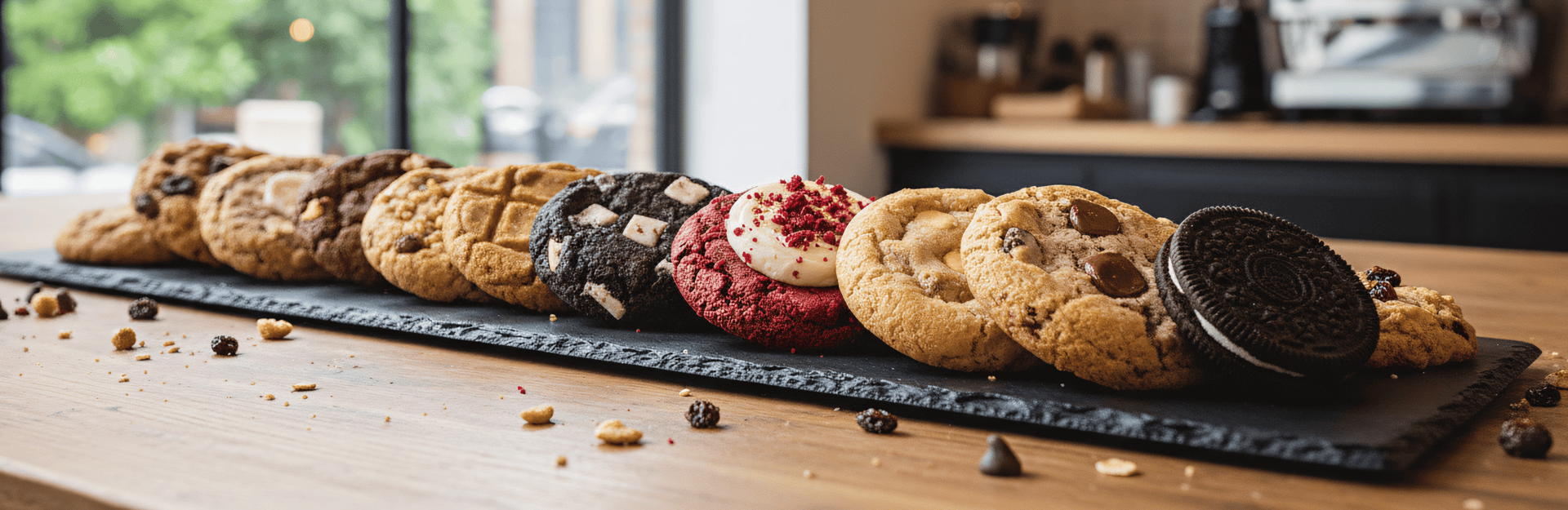 close-up photo of baked cookies