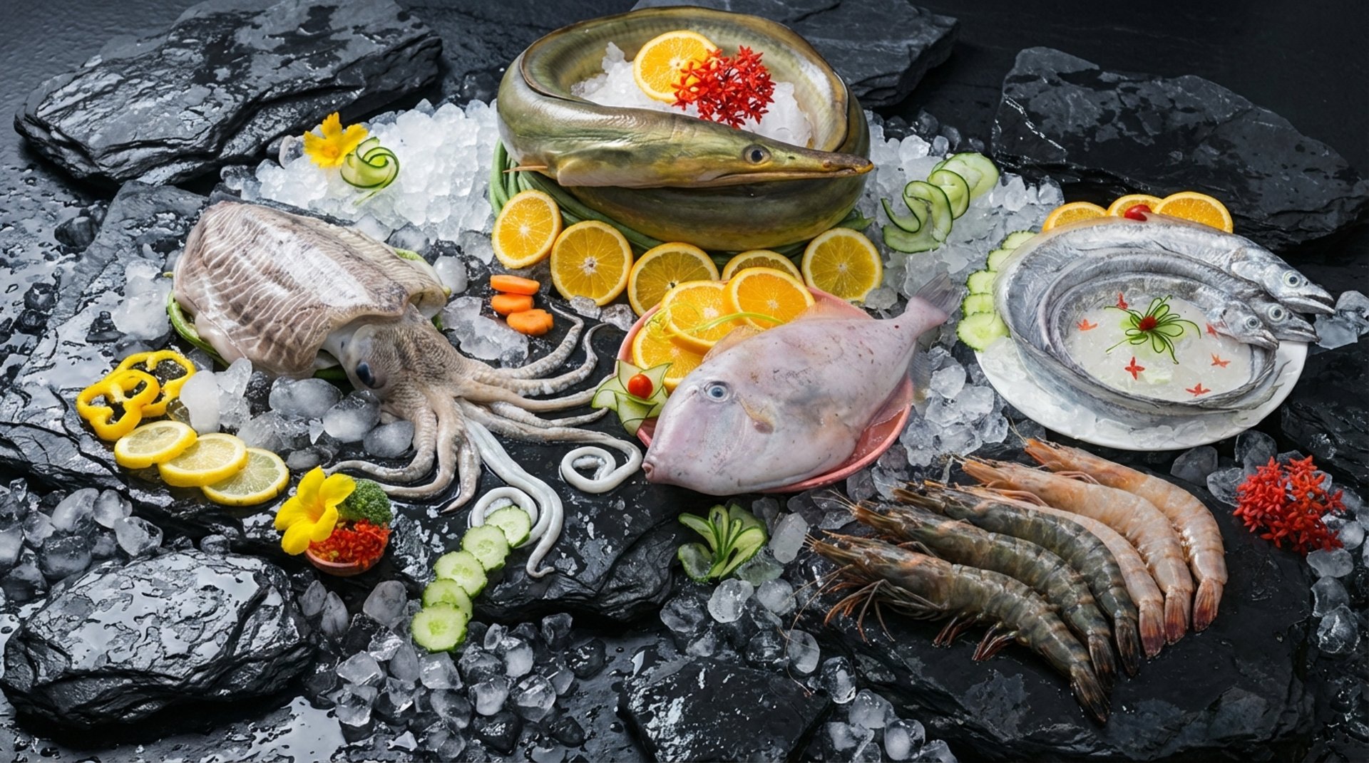 an abstract photo of a curved building with a blue sky in the background