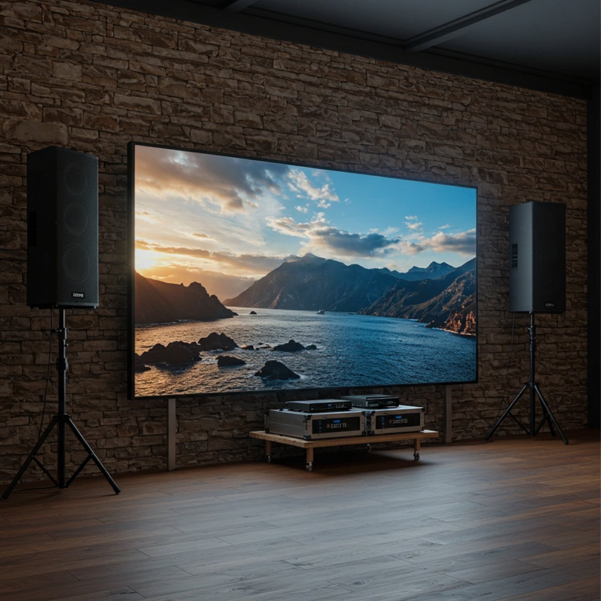 an abstract photo of a curved building with a blue sky in the background