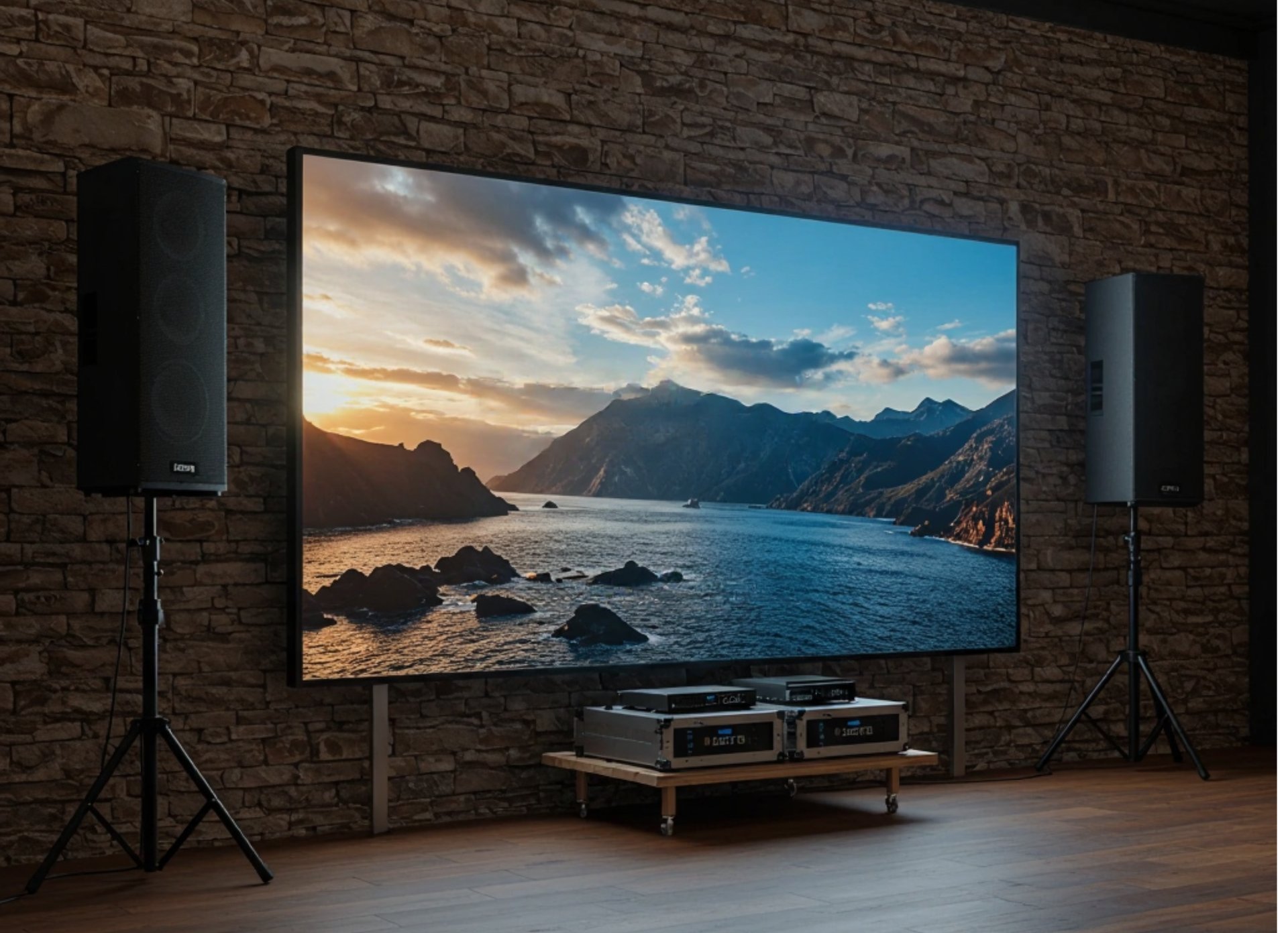 an abstract photo of a curved building with a blue sky in the background