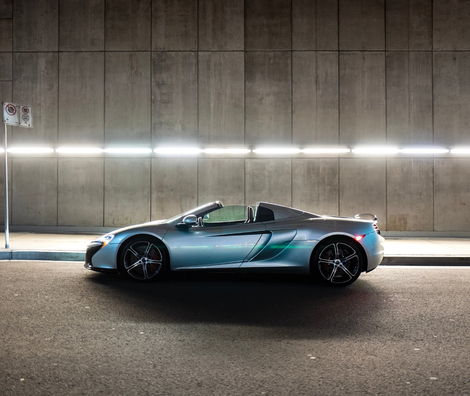 red coupe during daytime