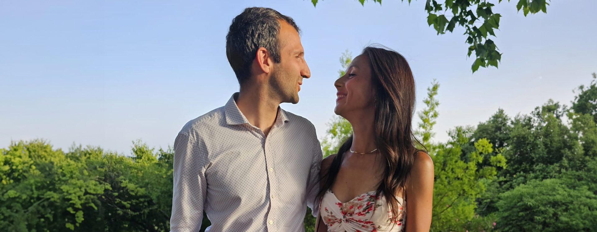 couple wearing silver-colored rings