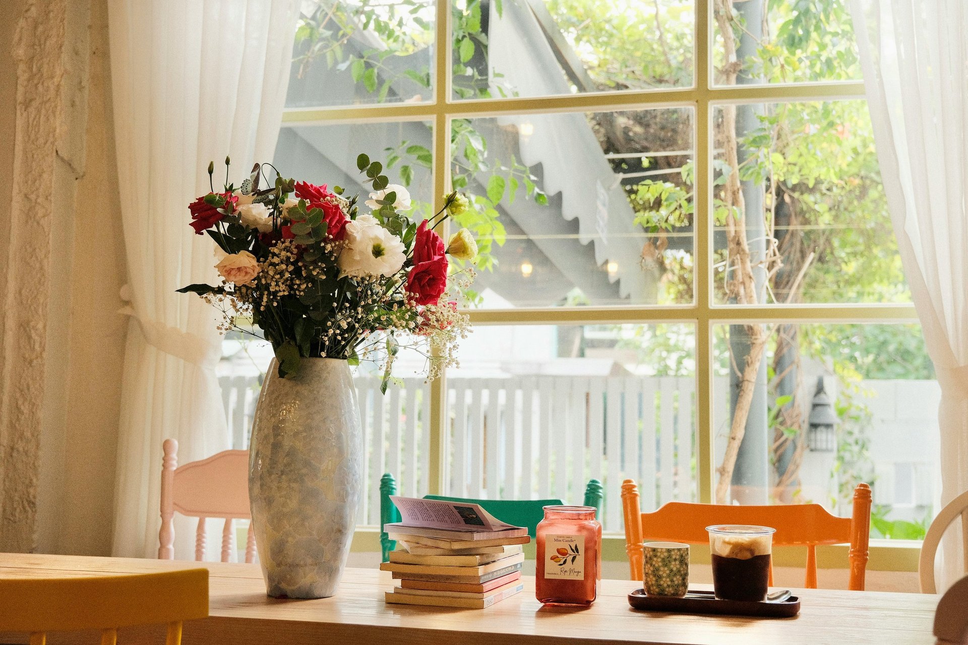 people having meal outside