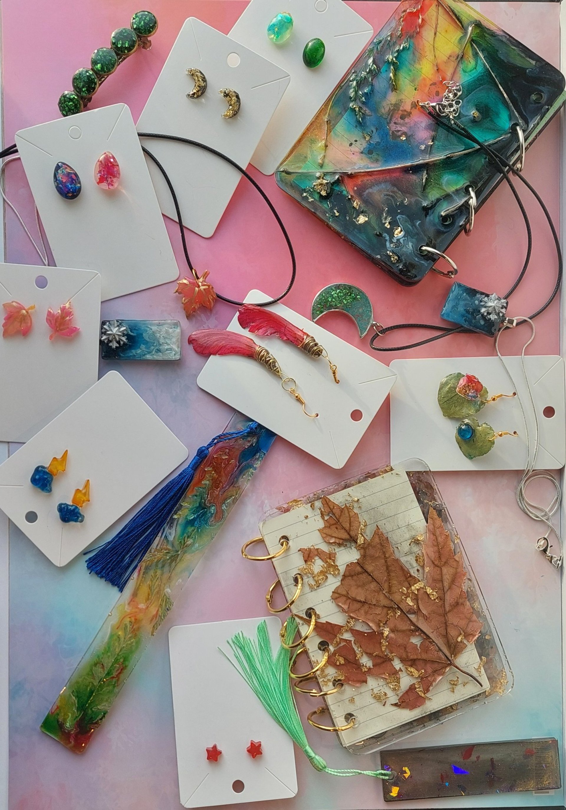 A plain orange background fills the image.