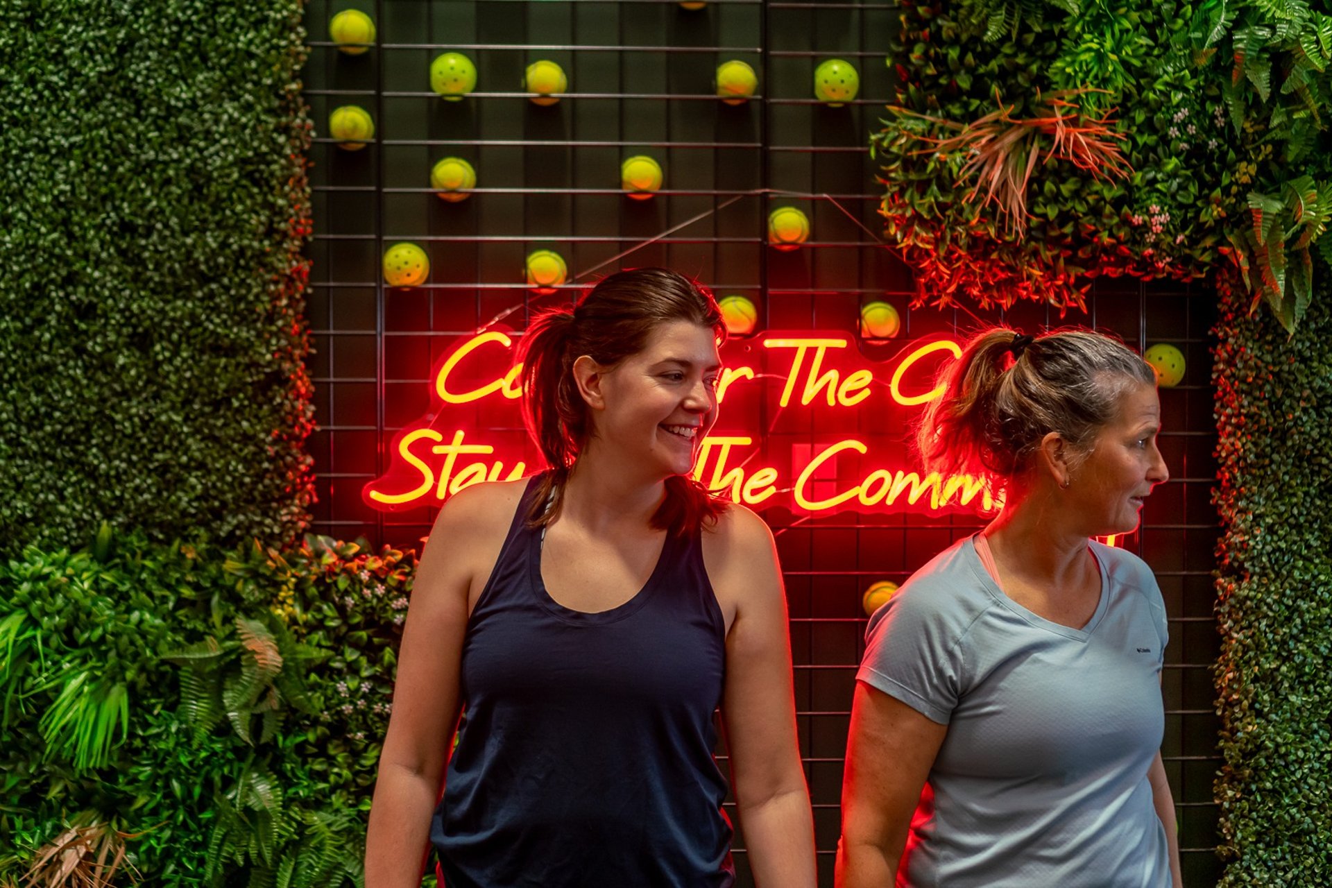 an abstract photo of a curved building with a blue sky in the background