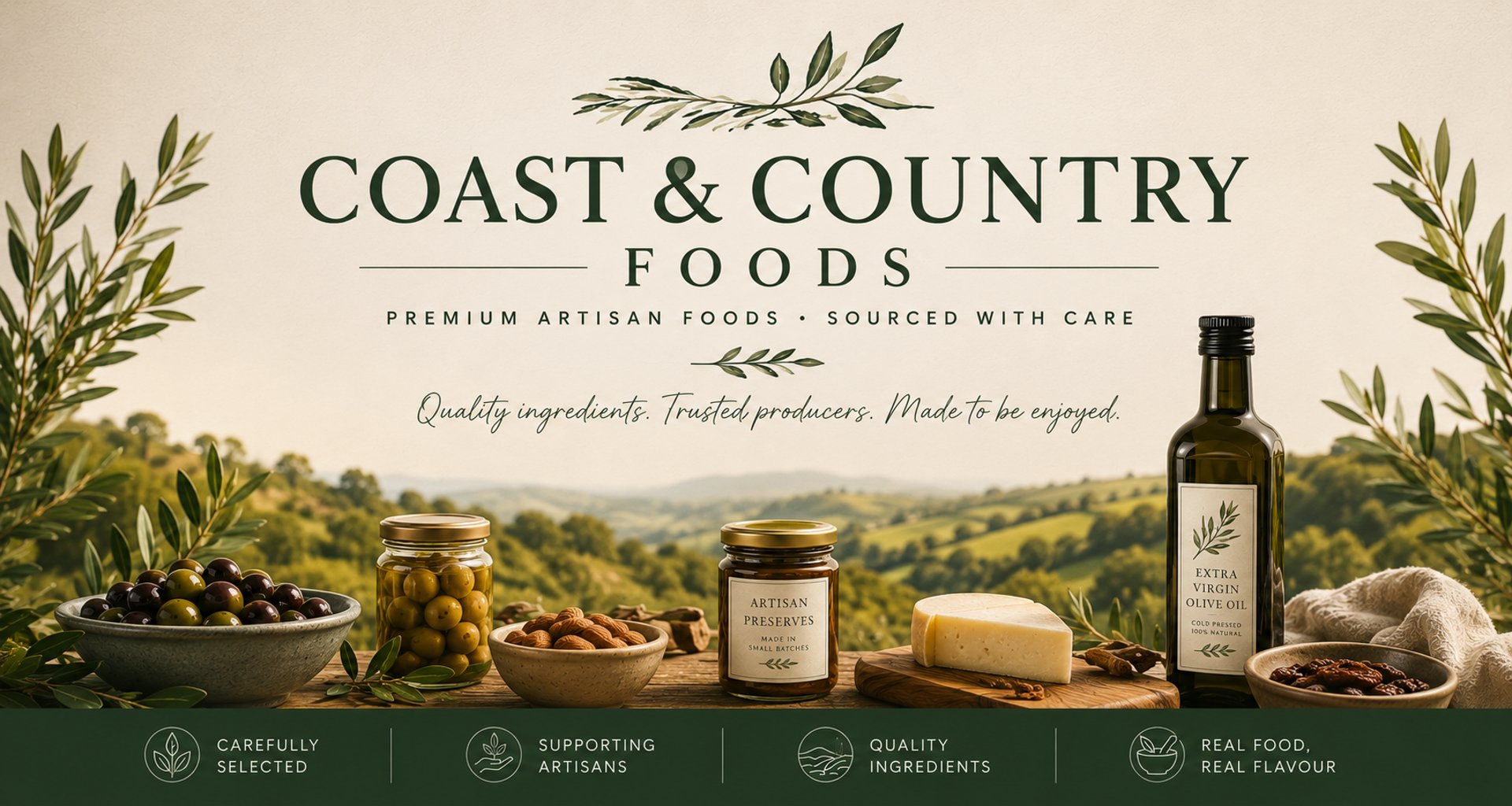 Our goal is to provide honest, flavourful products