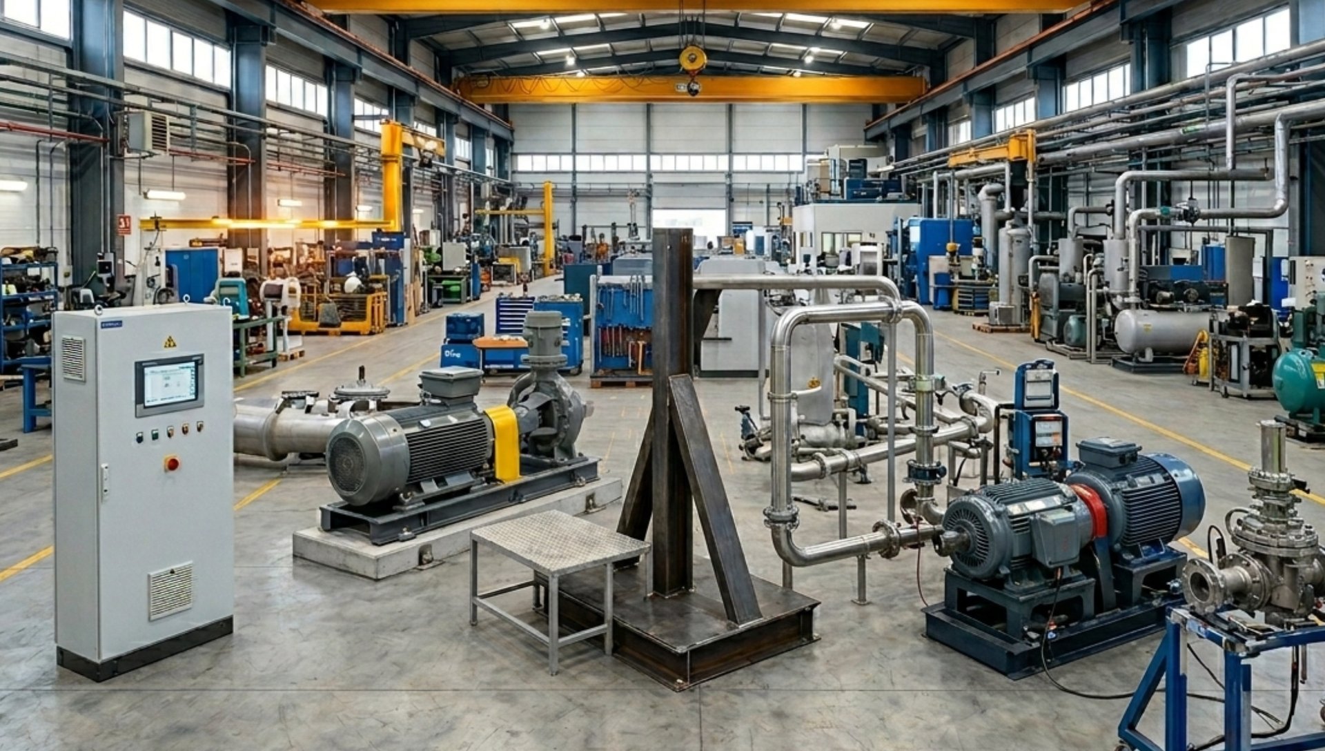 an abstract photo of a curved building with a blue sky in the background