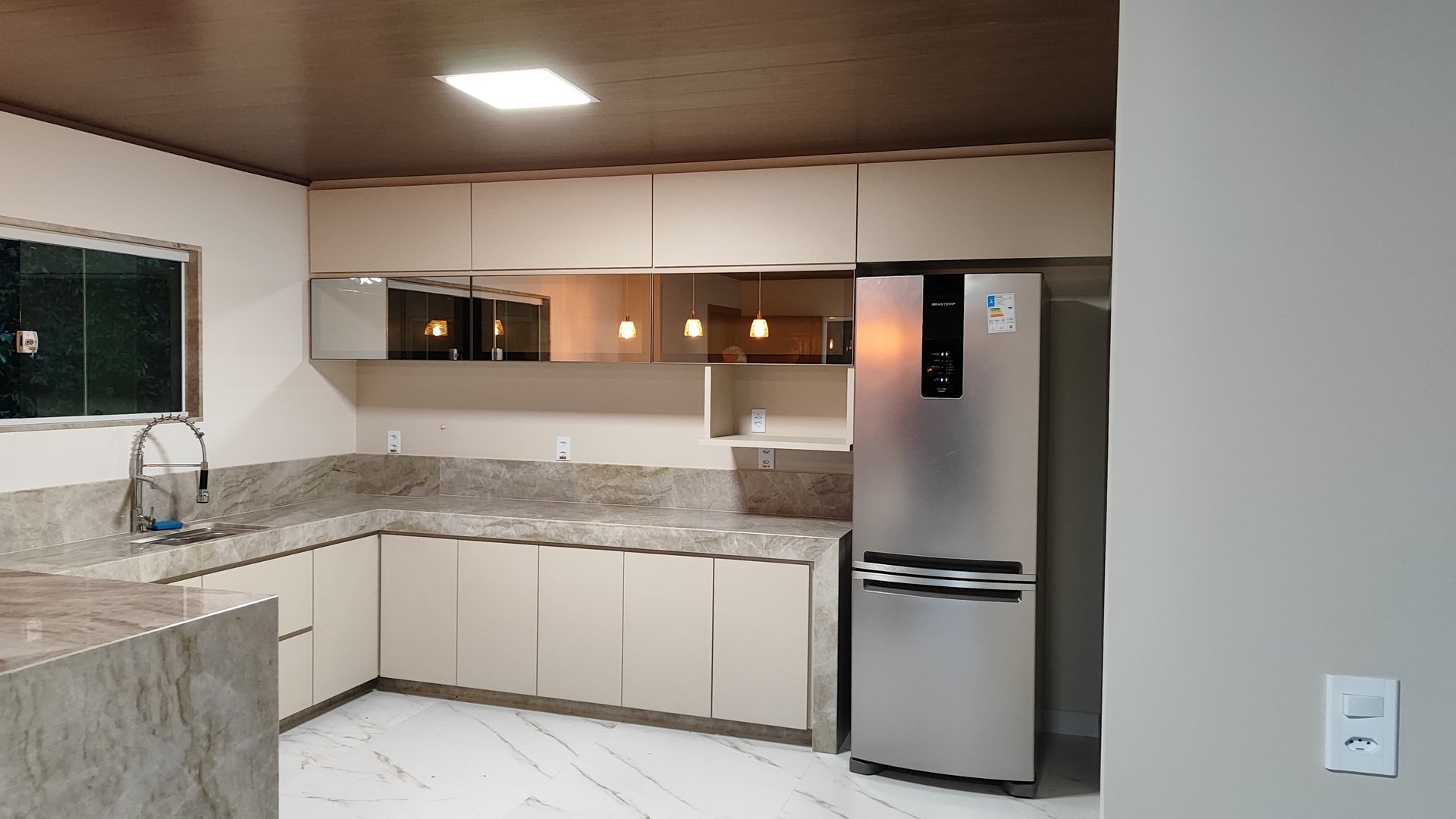 black and brown leather padded tub sofa