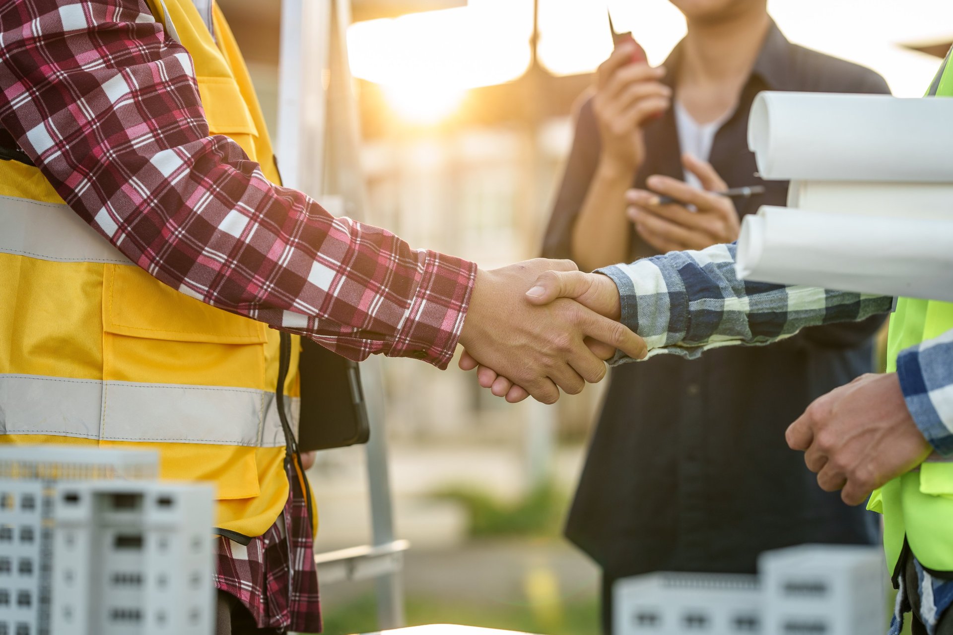 woman wearing yellow long-sleeved dress under white clouds and blue sky during daytime