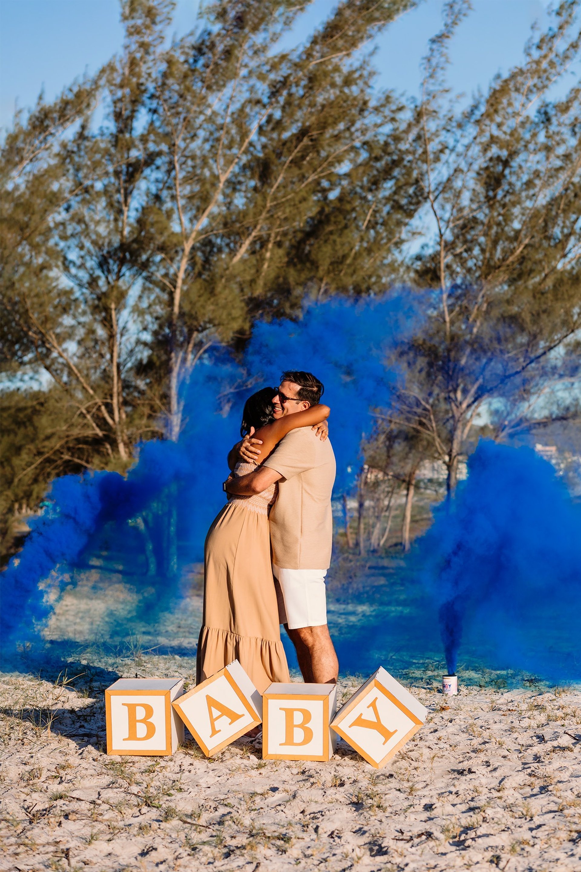 an abstract photo of a curved building with a blue sky in the background