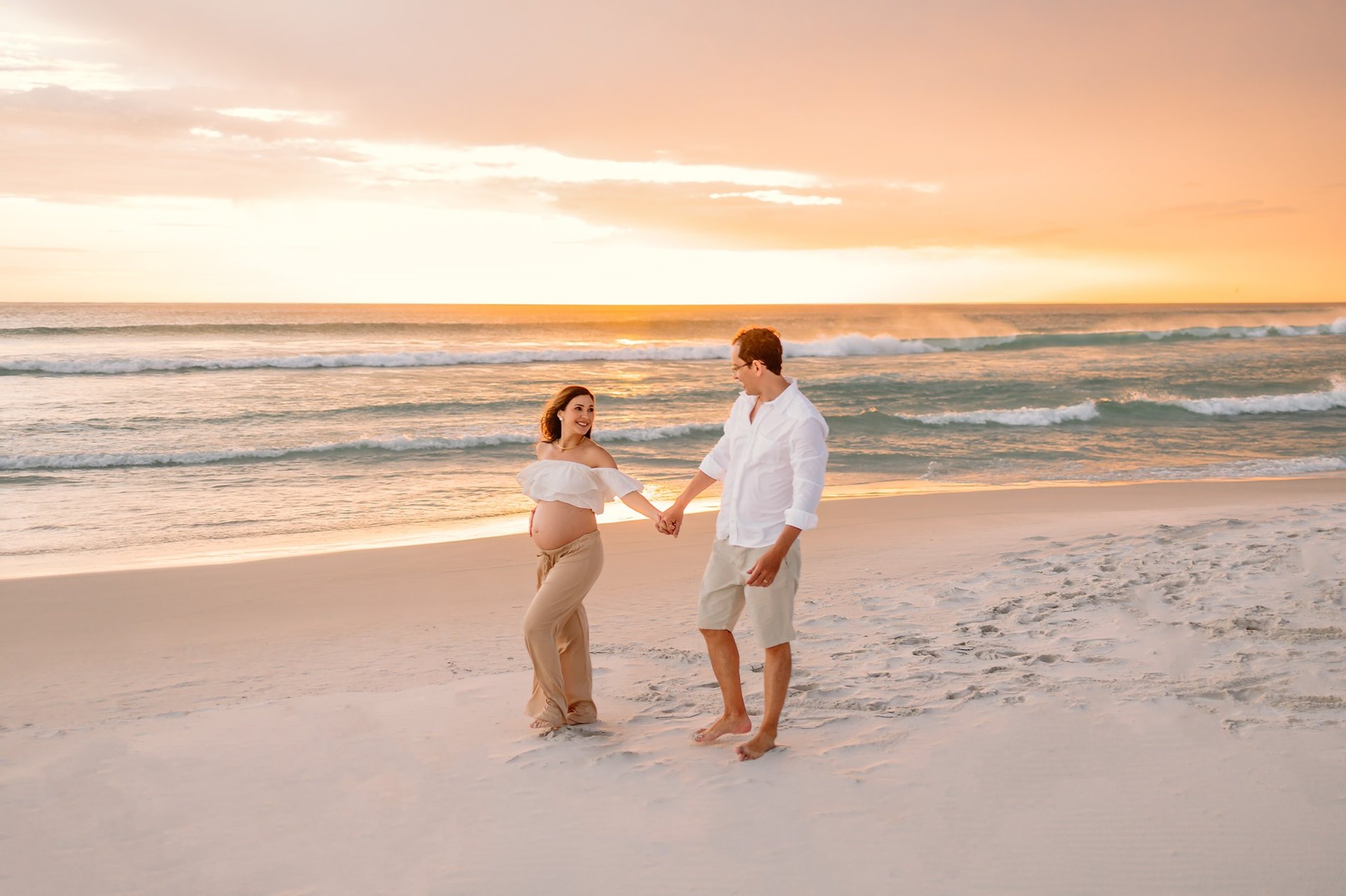 an abstract photo of a curved building with a blue sky in the background