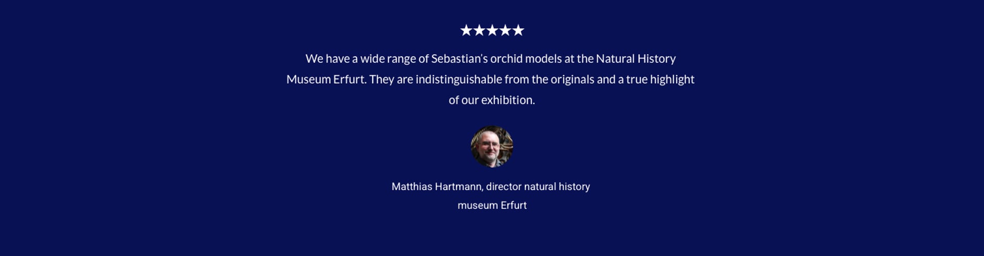 Matthias Hartman, direktor natural history museum erfurt positive review on sebastian brandt