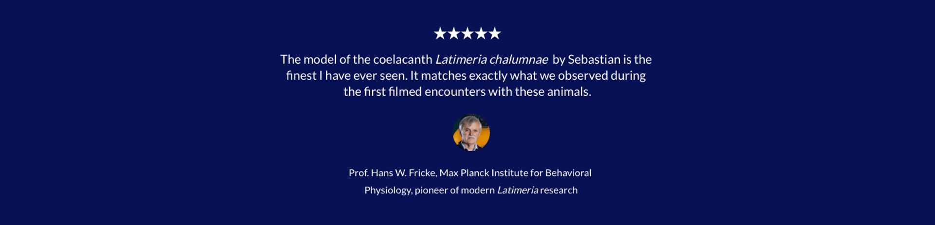 Prof. Hans W. Fricke positive review on sebastian brandt