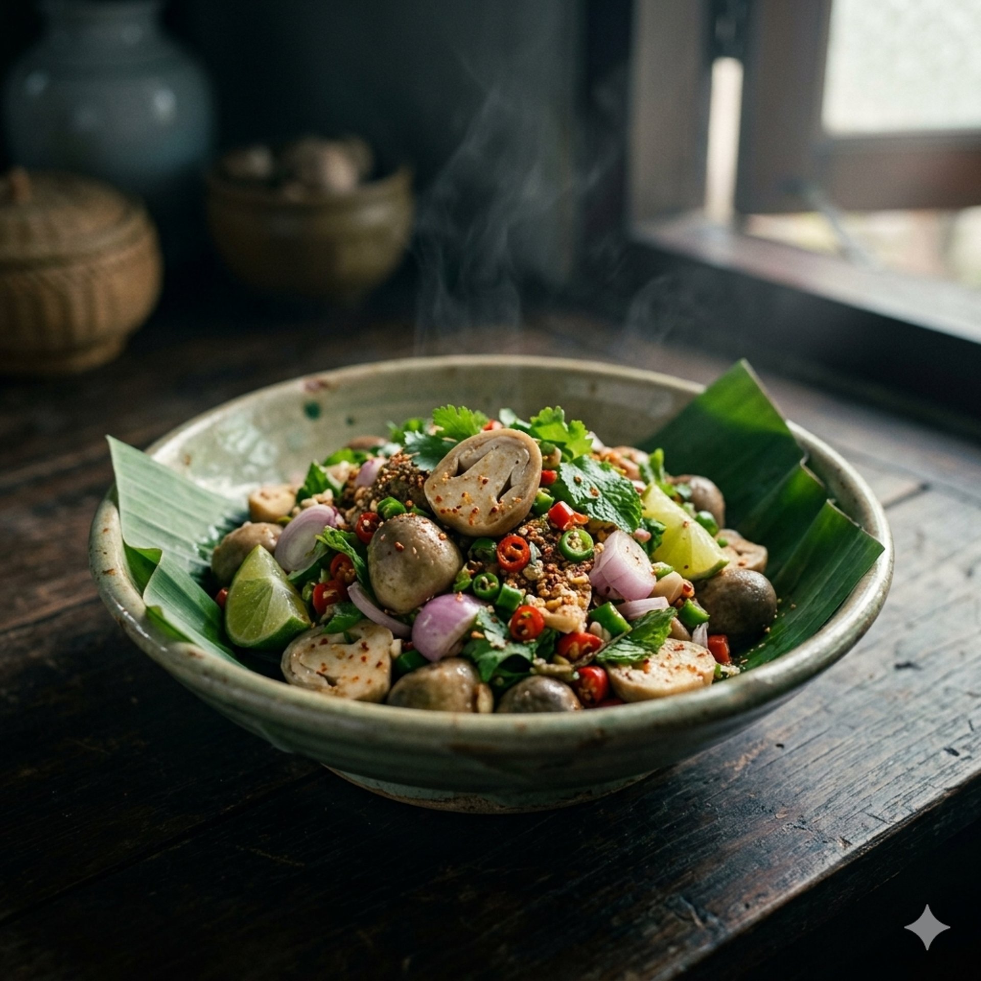 Spicy Straw Mushroom Salad