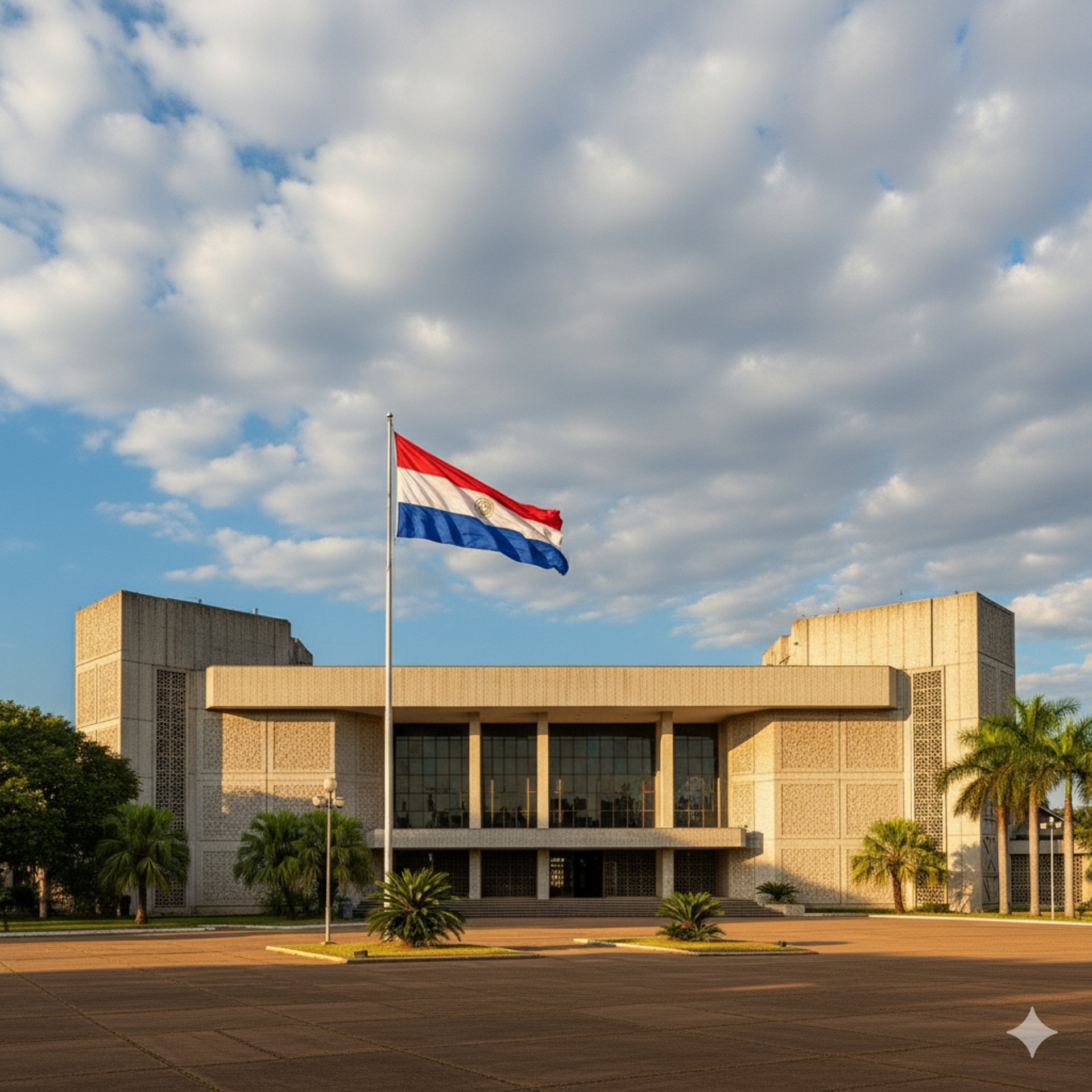 flag of us a on top of building