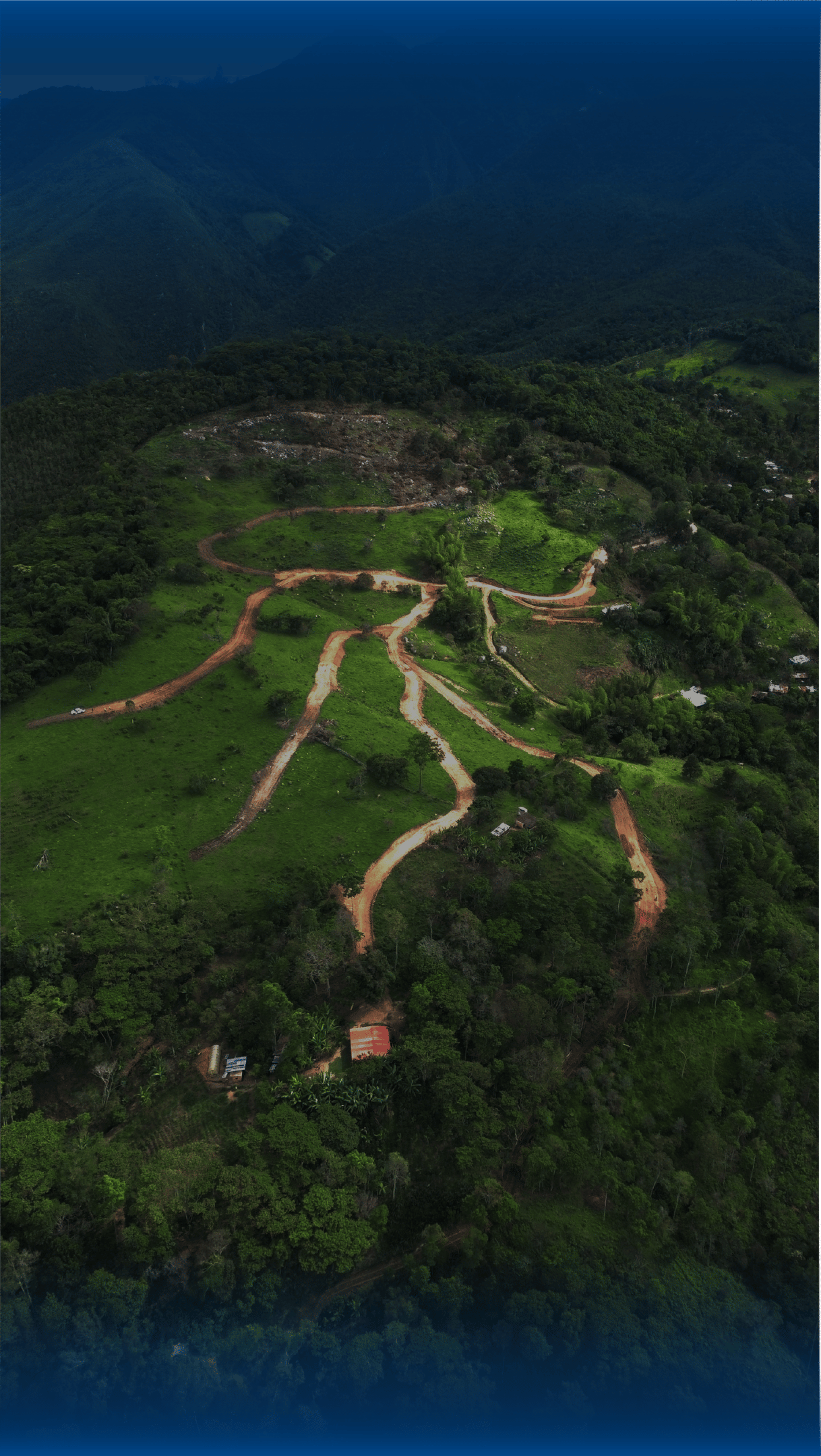 mountain range under blue sky