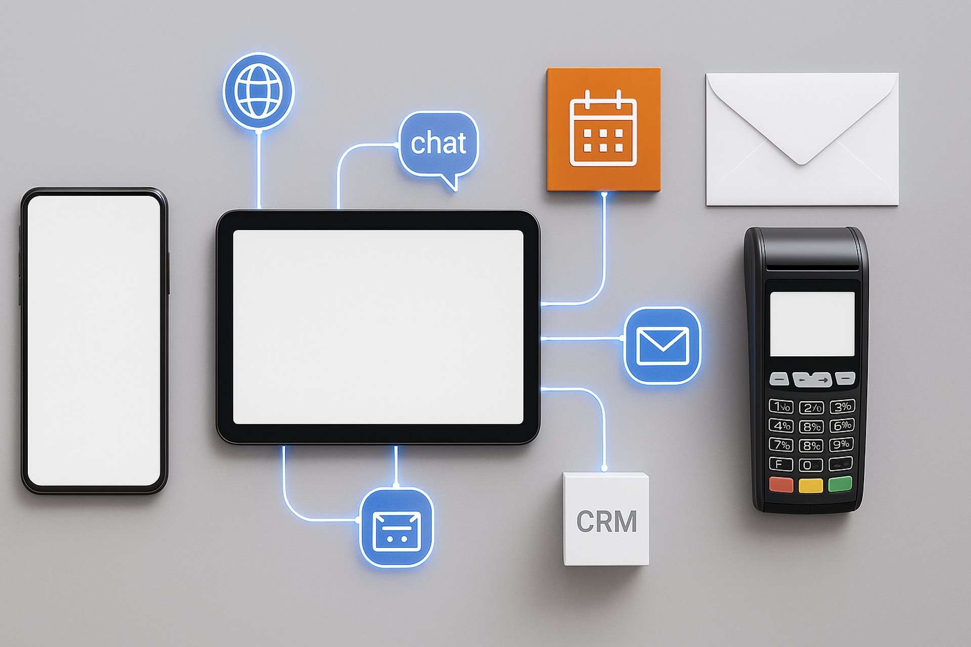 gray computer monitor