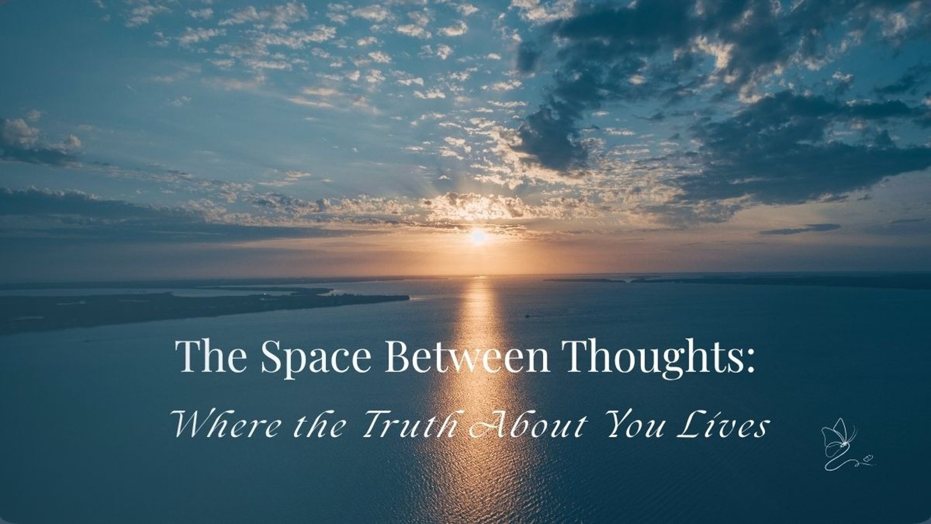 Calming ocean sunset symbolising inner peace and healing from body image struggles.