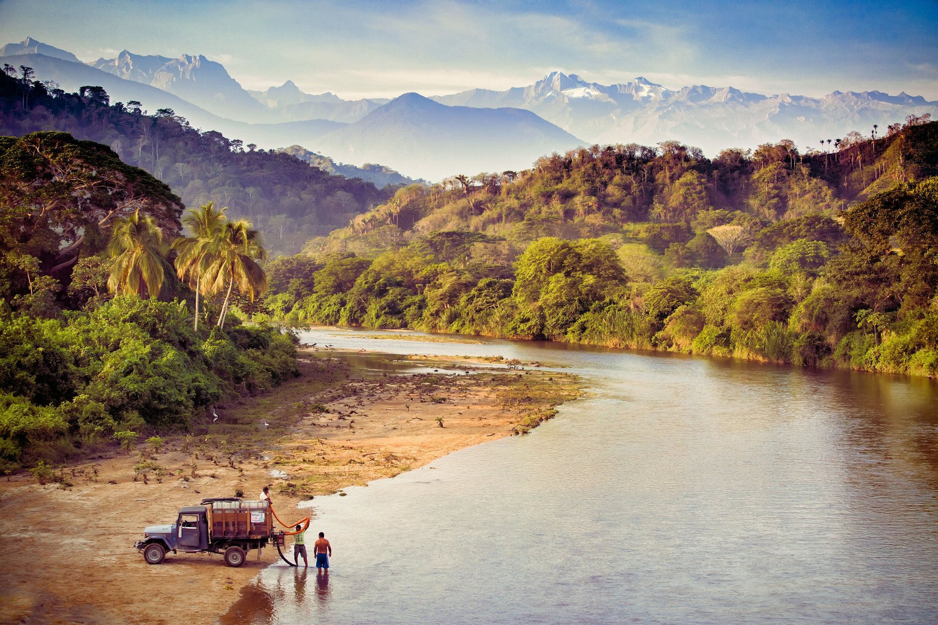 Rio Palomino Sierra Nevada de Santa Marta en Colombia