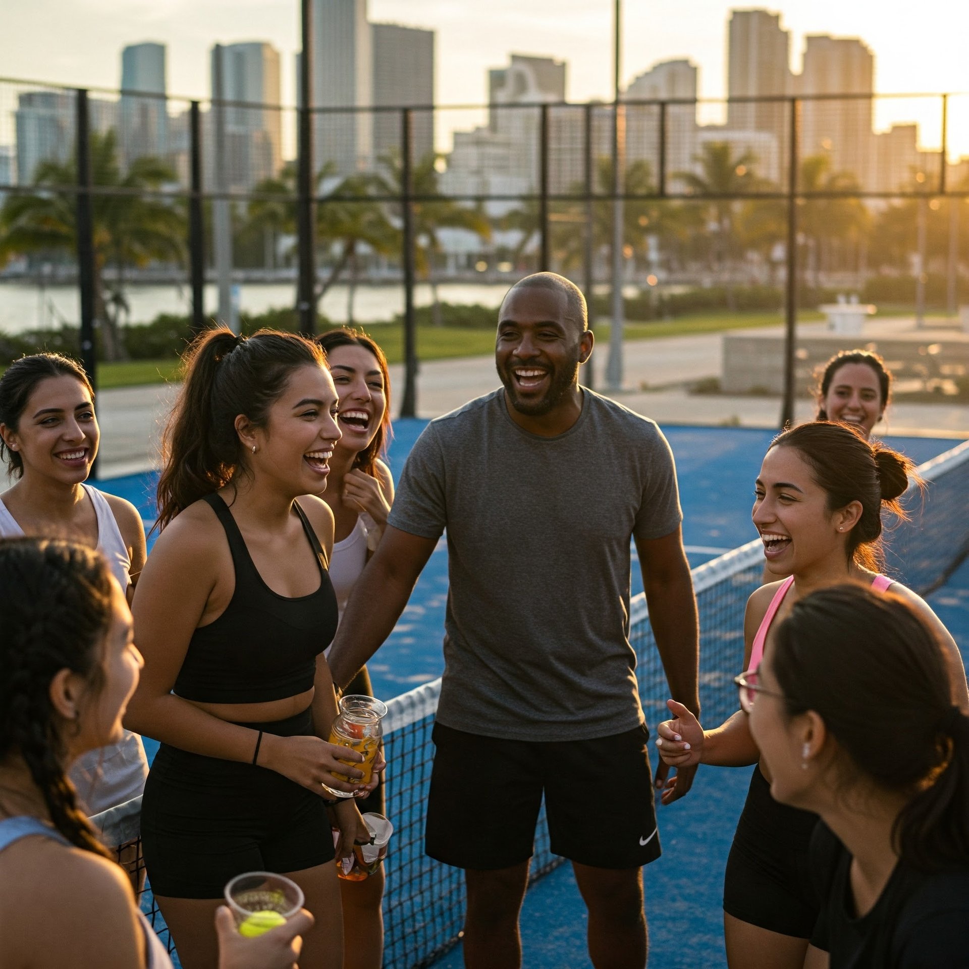 an abstract photo of a curved building with a blue sky in the background