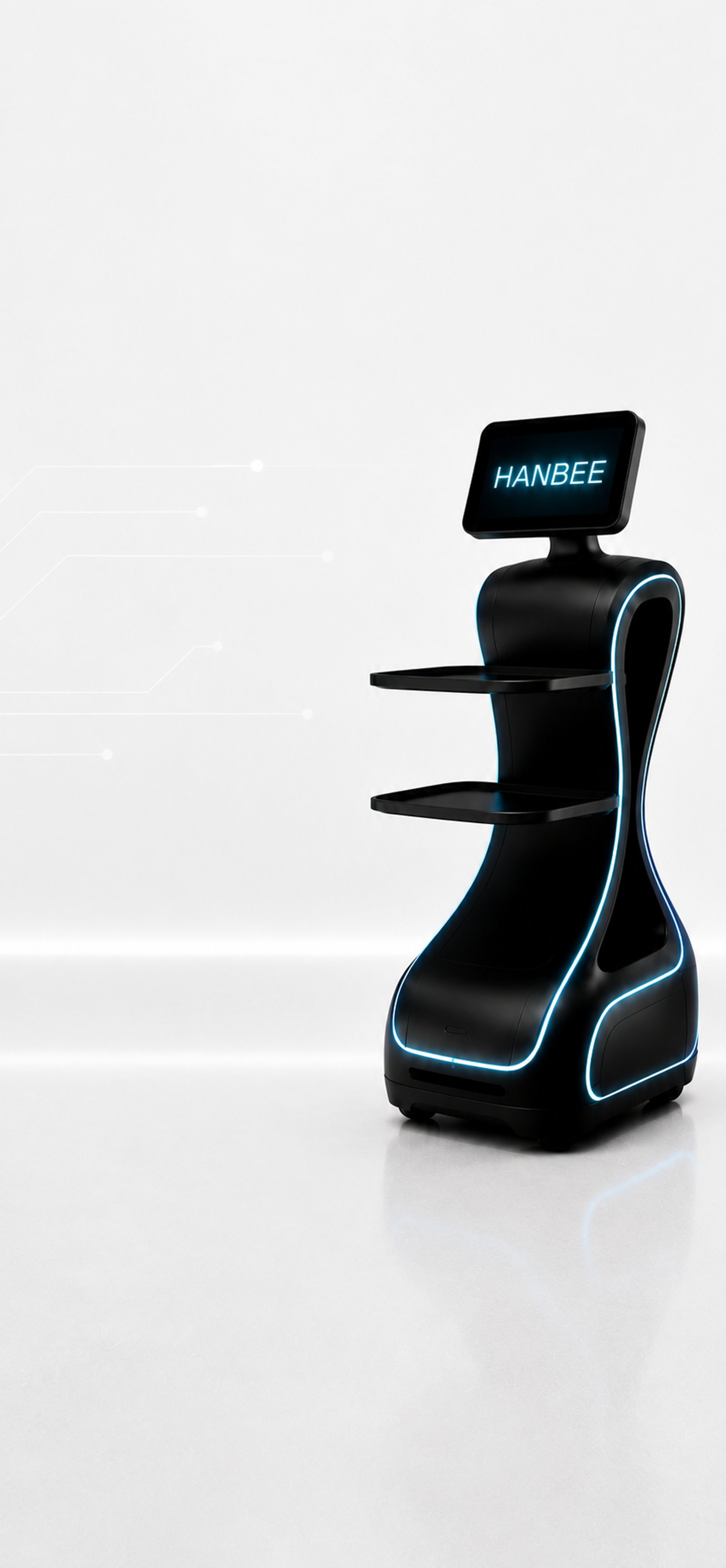 a toy robot with a blue background