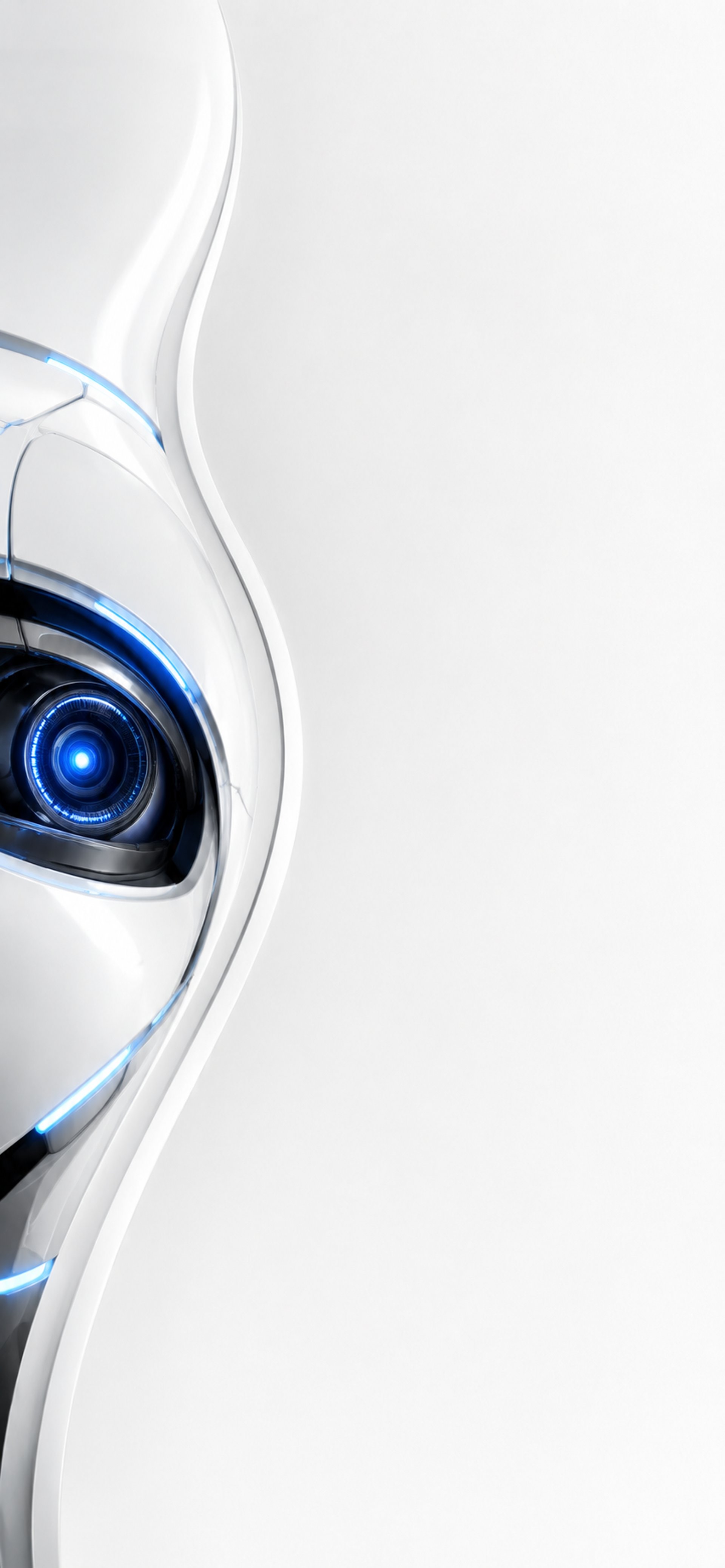 a toy robot with a blue background