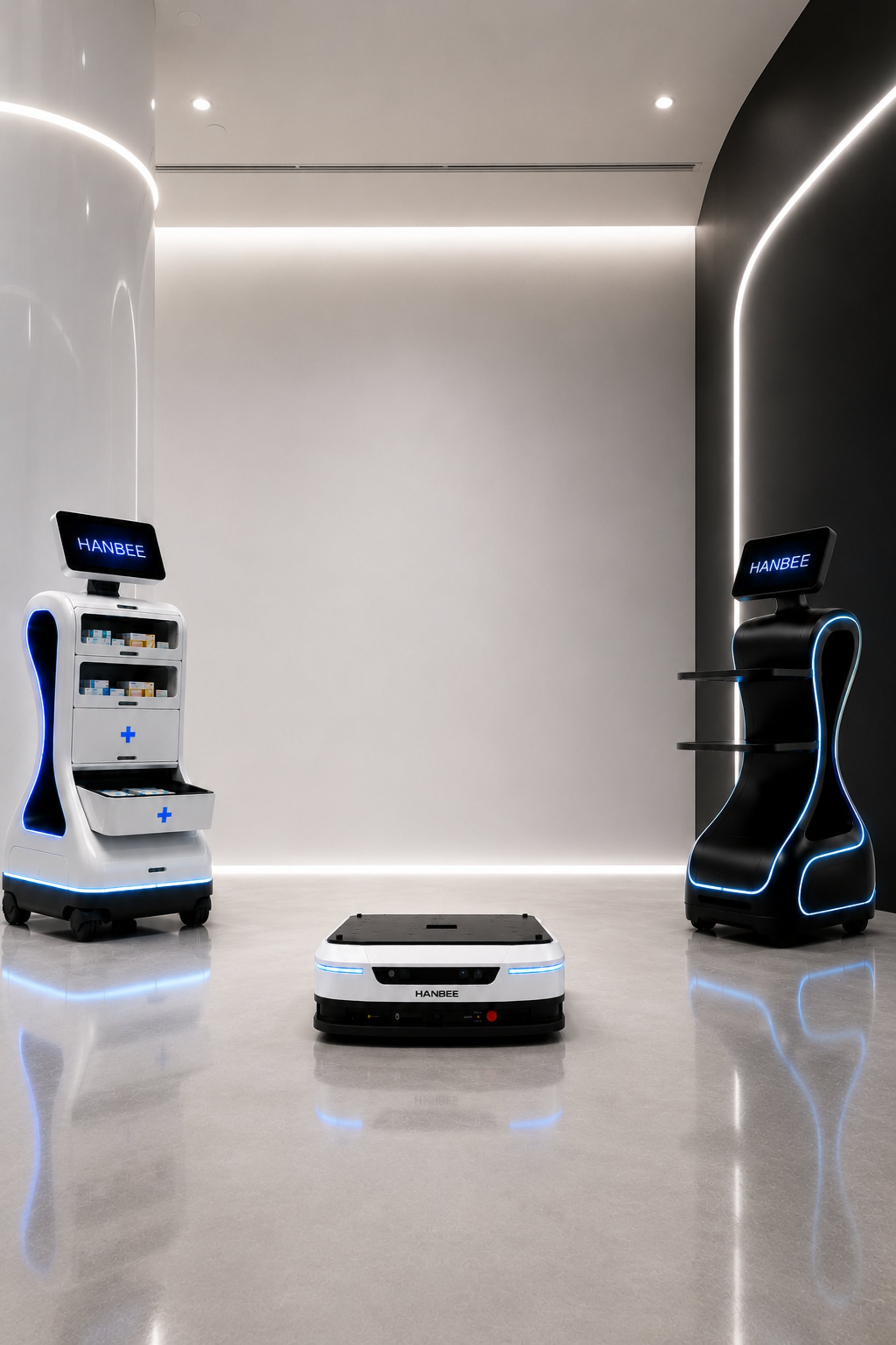 a toy robot with a blue background