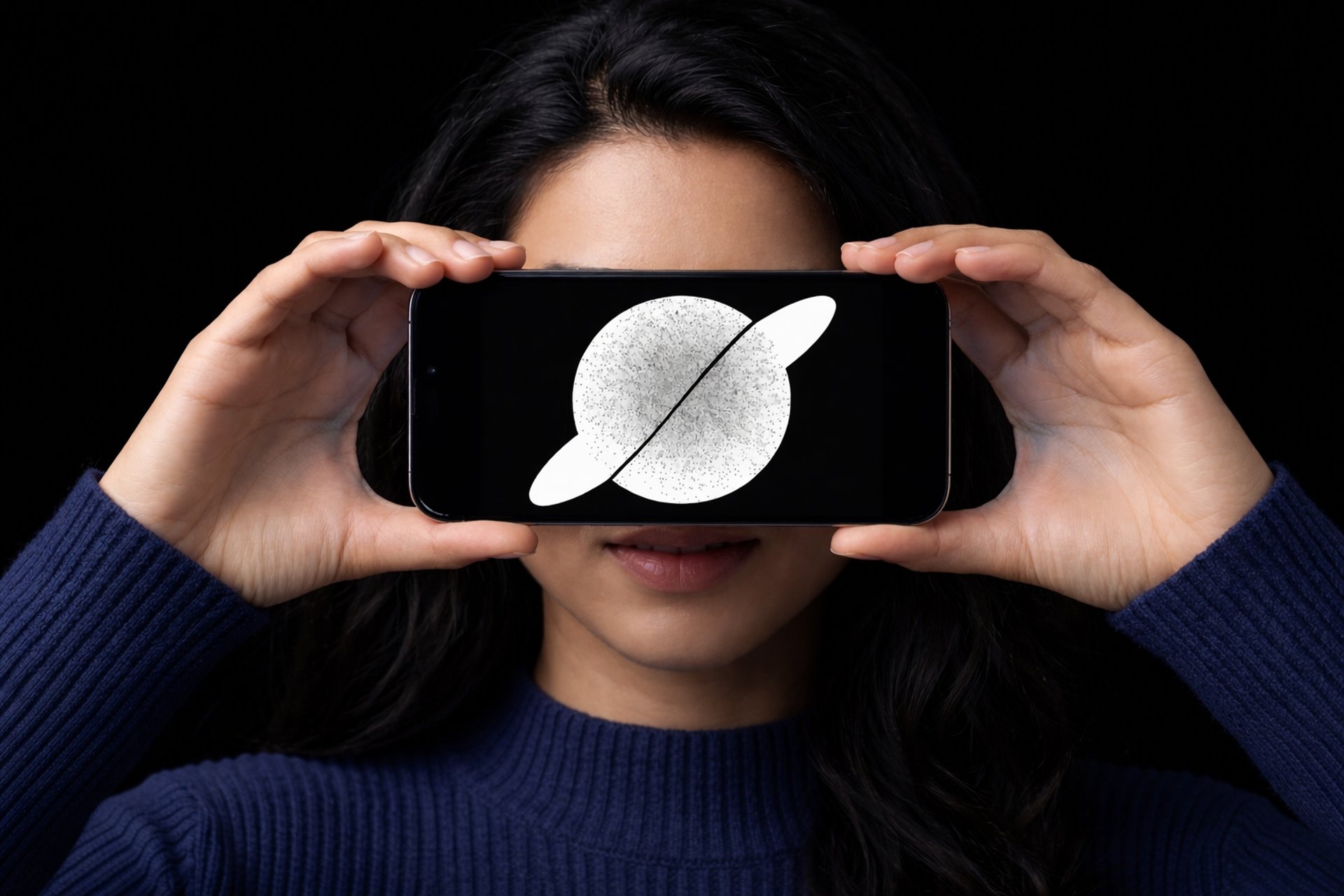 an abstract photo of a curved building with a blue sky in the background