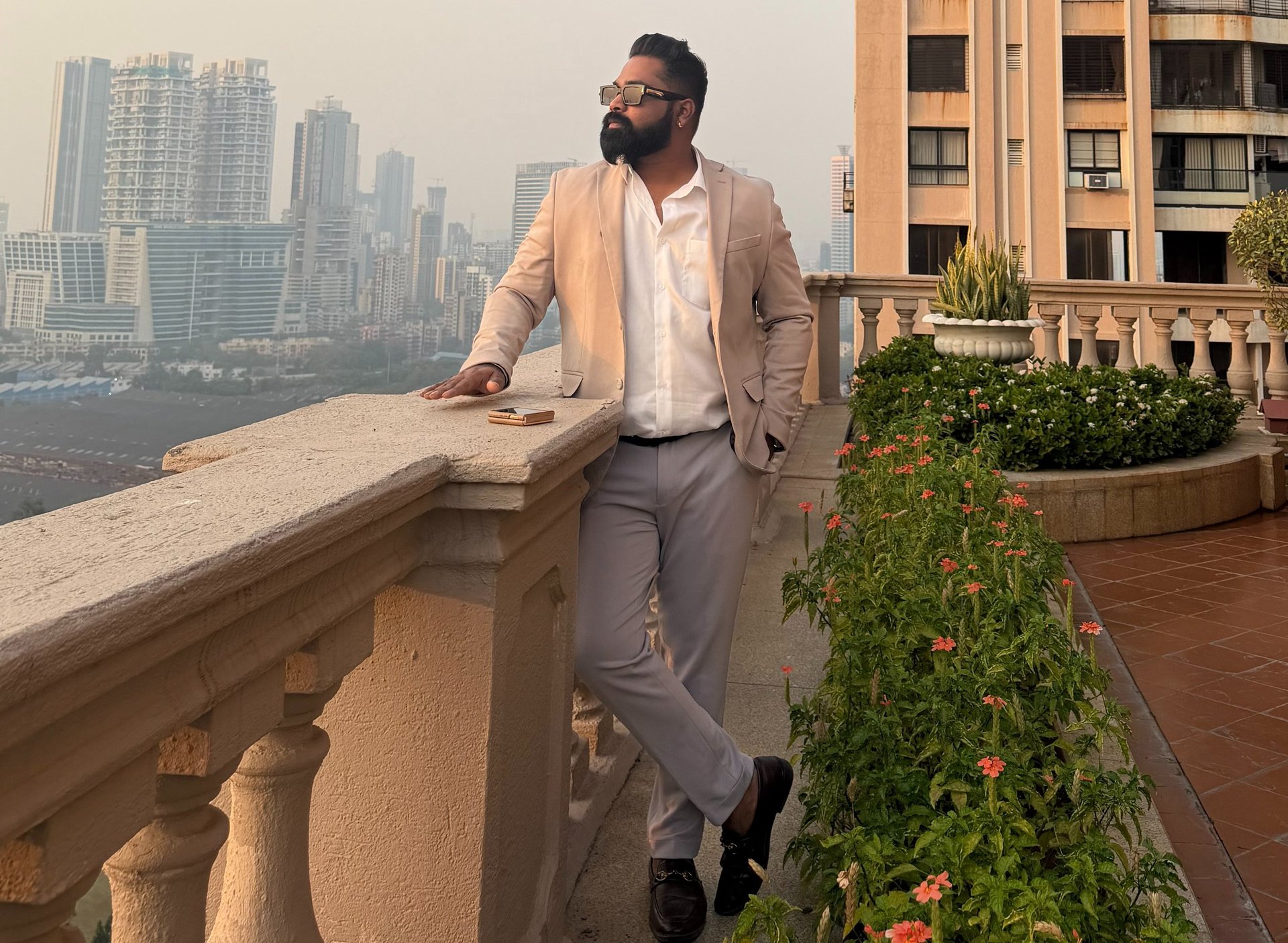 black and brown leather padded tub sofa