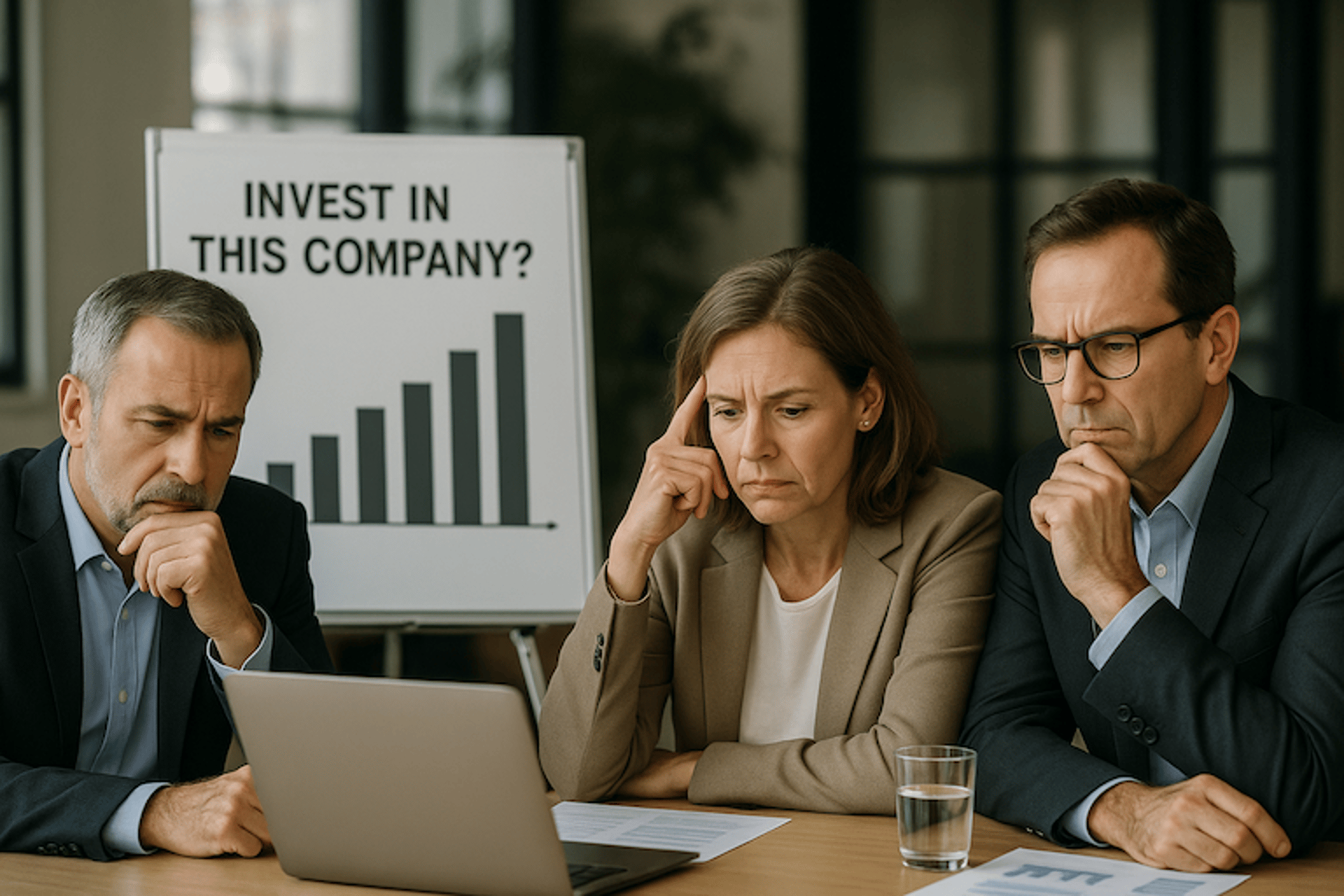 three women sitting beside table