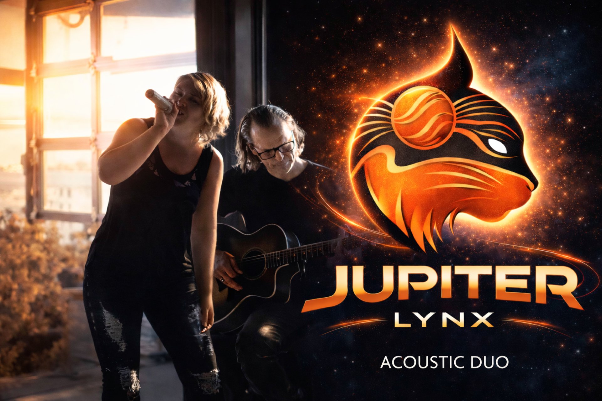 Abstract orange and grey gradient with vertical lines