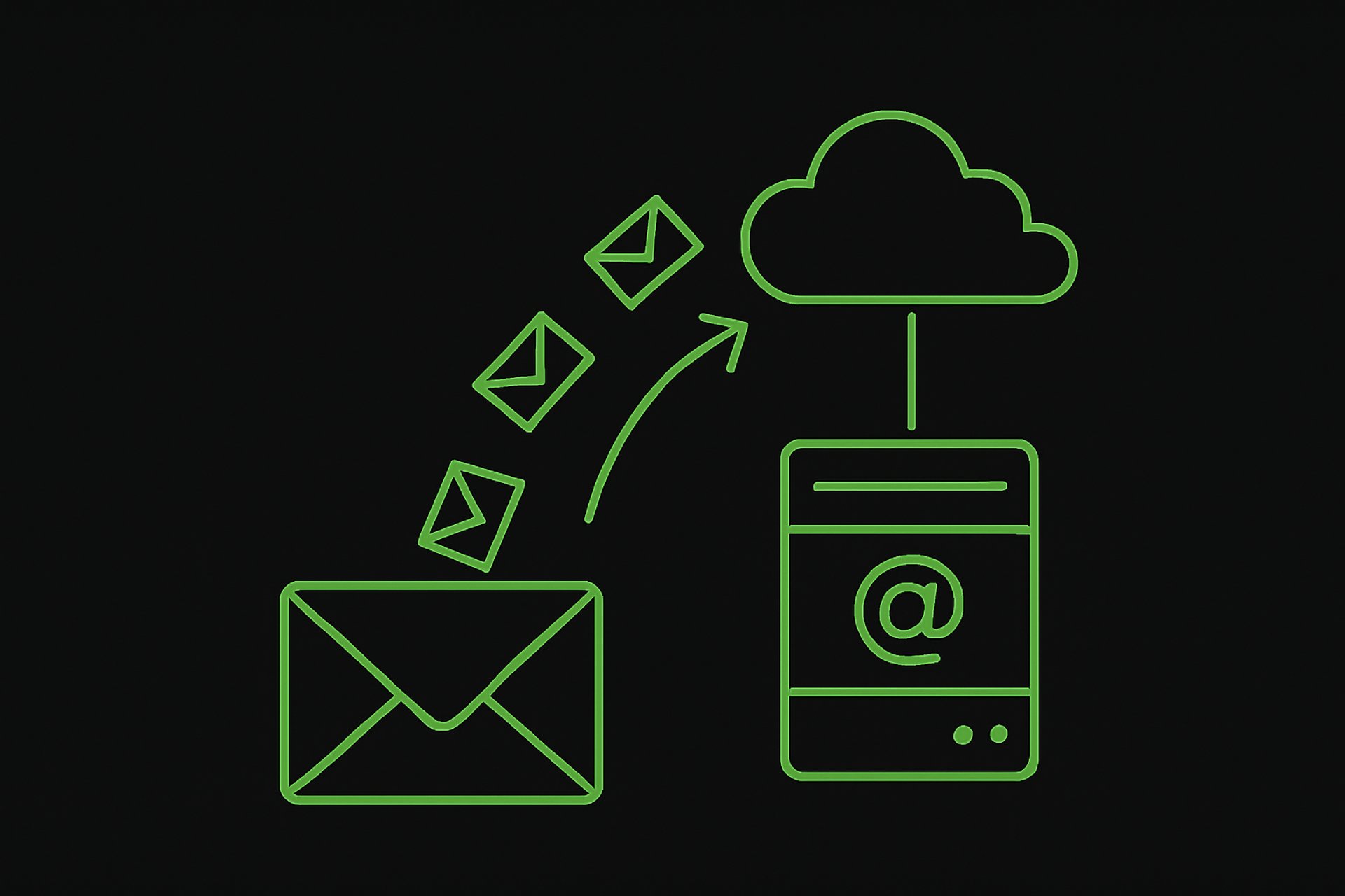 an abstract photo of a curved building with a blue sky in the background