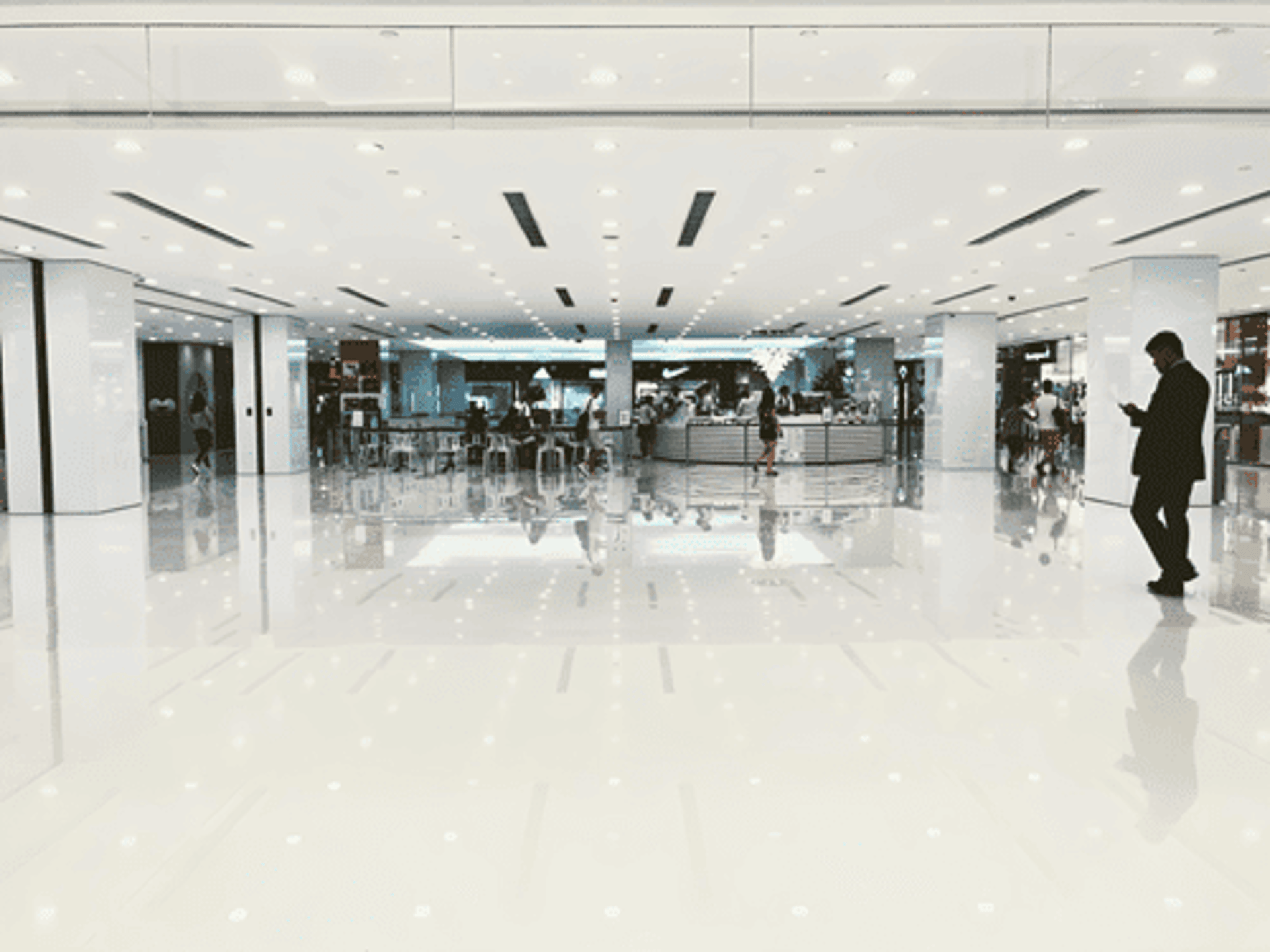 Shopping Fachada Ilustracao