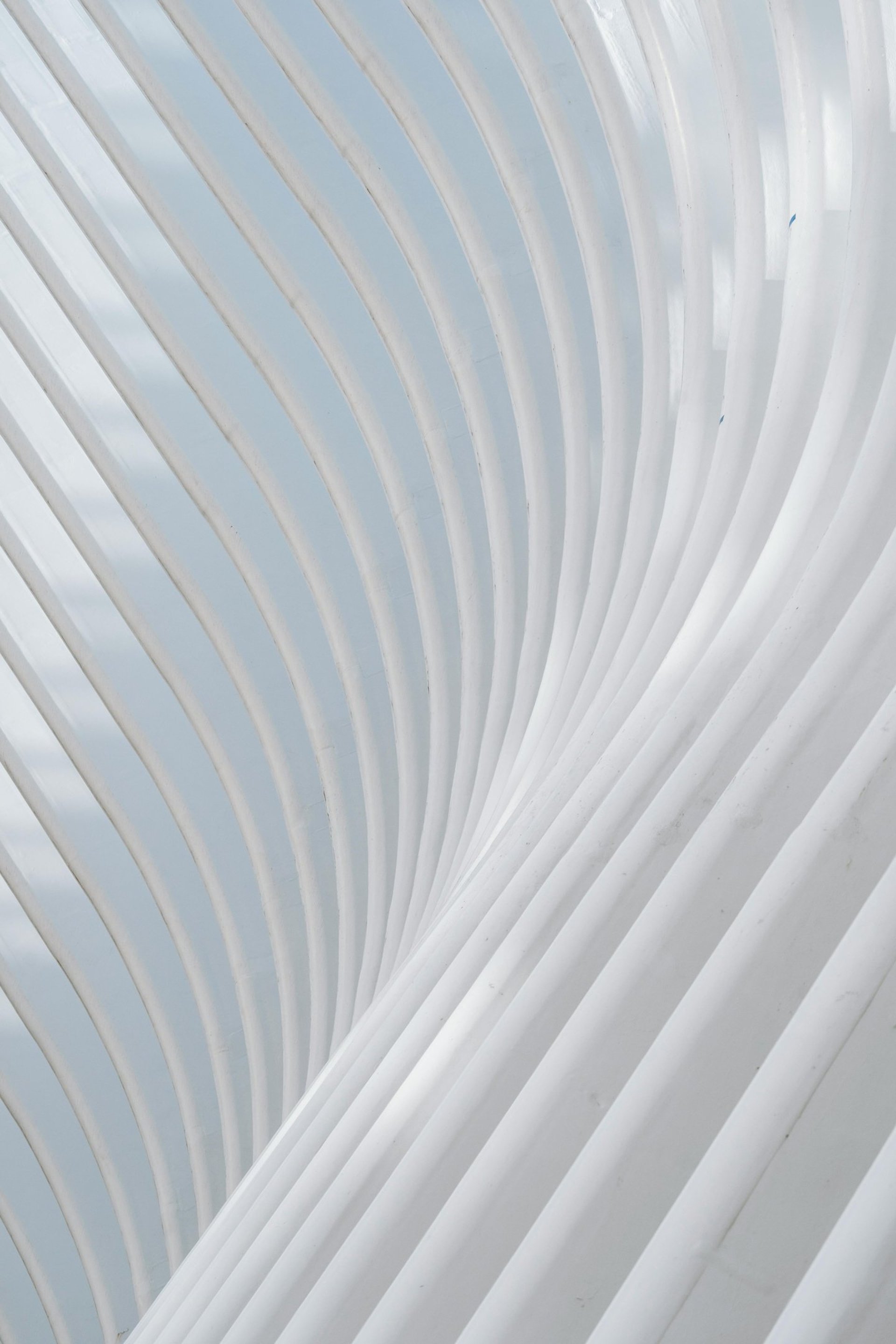 a blue background with wavy shapes