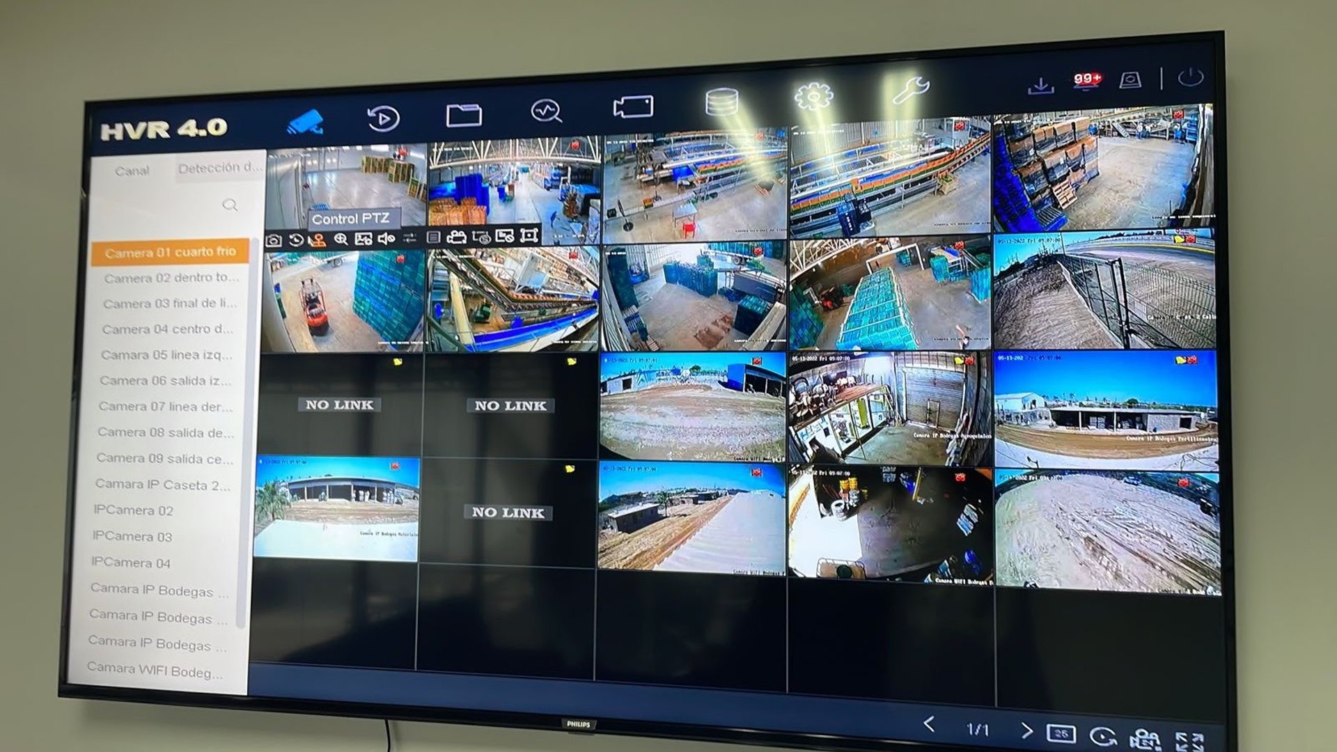 instalacion camaras de seguridad dvr marca hikivision en empresa Ruiz Cortines Sinaloa
