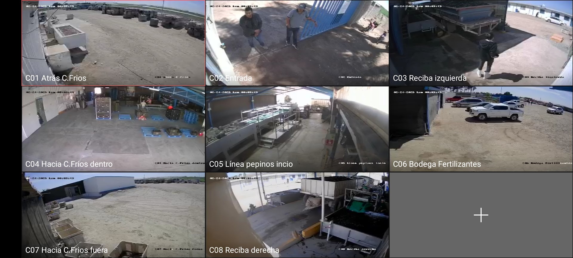 instalacion camaras de seguridad camara hikvision en empresa Los Mochis Sinaloa
